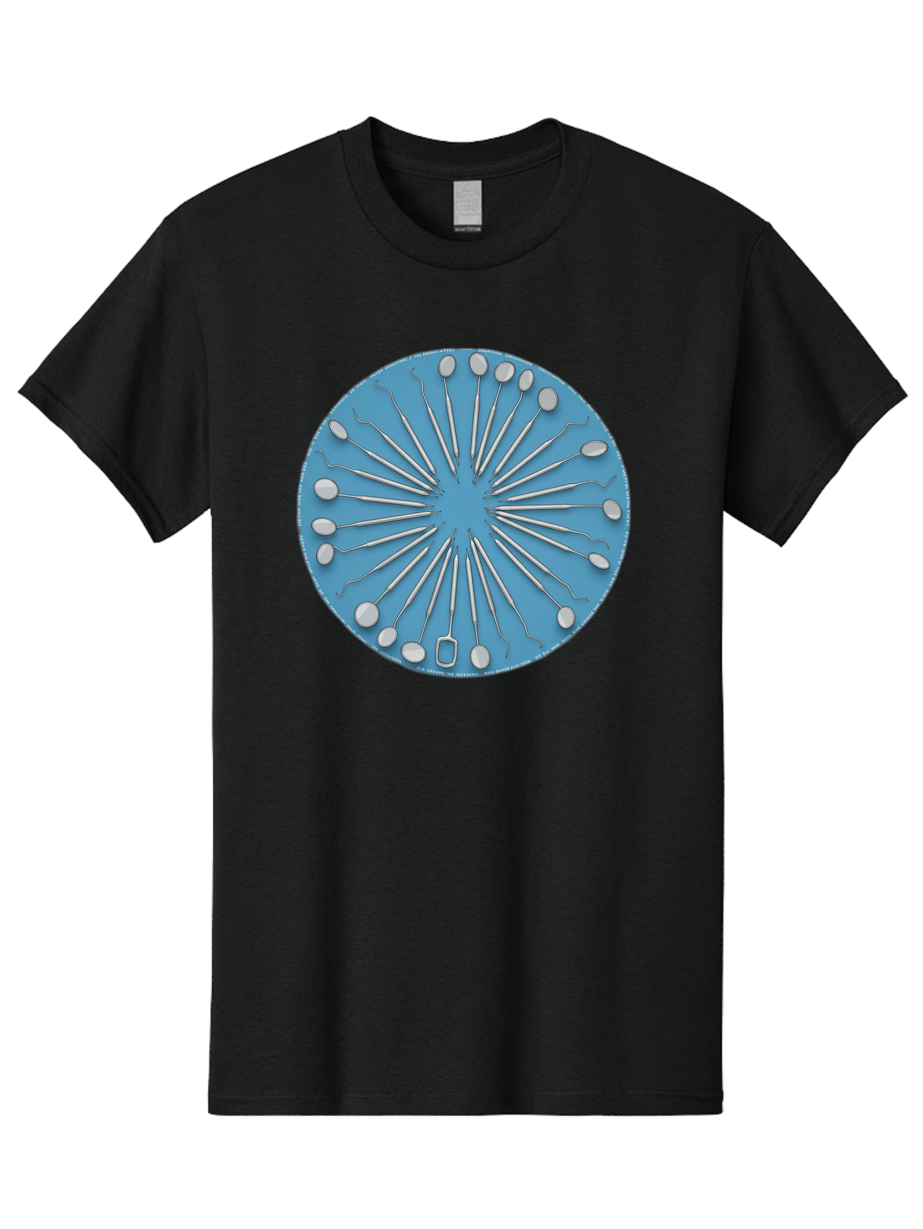 Dental-Instruments Men'S Graphic Tee, 100% Cotton, Comfortable Casual Summer Wear, Machine Washable, Dental Instruments, Dental Tools, Medical Equipment, Dental Care, Oral Health, Dental Hygiene, Dentist Tools, Dental Examination Bac983