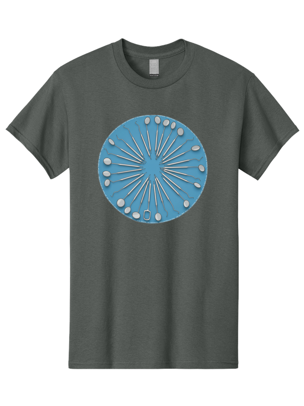 Dental-Instruments Men'S Graphic Tee, 100% Cotton, Comfortable Casual Summer Wear, Machine Washable, Dental Instruments, Dental Tools, Medical Equipment, Dental Care, Oral Health, Dental Hygiene, Dentist Tools, Dental Examination Bac983