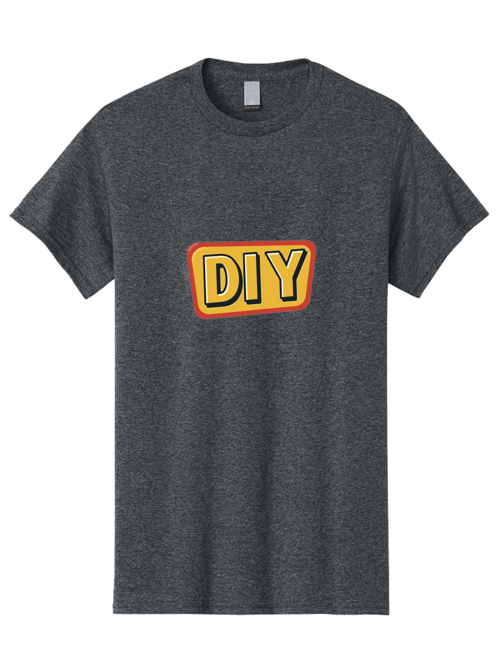 Diy-3 Men'S Graphic Tee, 100% Cotton, Comfortable Casual Summer Wear, Machine Washable, Diy Sign, Handyman Tips, Home Improvement, Crafting Ideas, Self-Sufficiency, Creativity, Customization, Tutorials, Handmade, Diy Projects Bad011