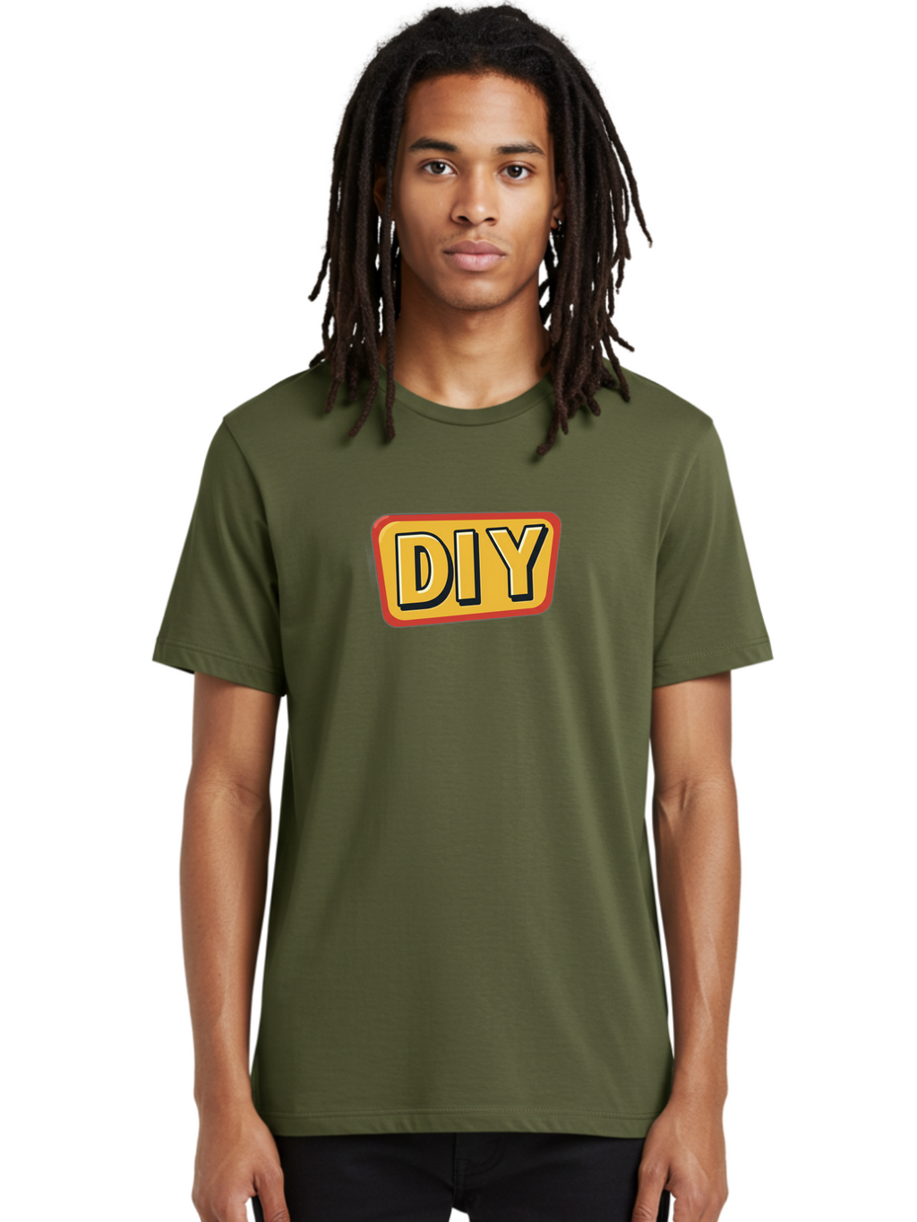 Diy-3 Men'S Graphic Tee, 100% Cotton, Comfortable Casual Summer Wear, Machine Washable, Diy Sign, Handyman Tips, Home Improvement, Crafting Ideas, Self-Sufficiency, Creativity, Customization, Tutorials, Handmade, Diy Projects Bad011