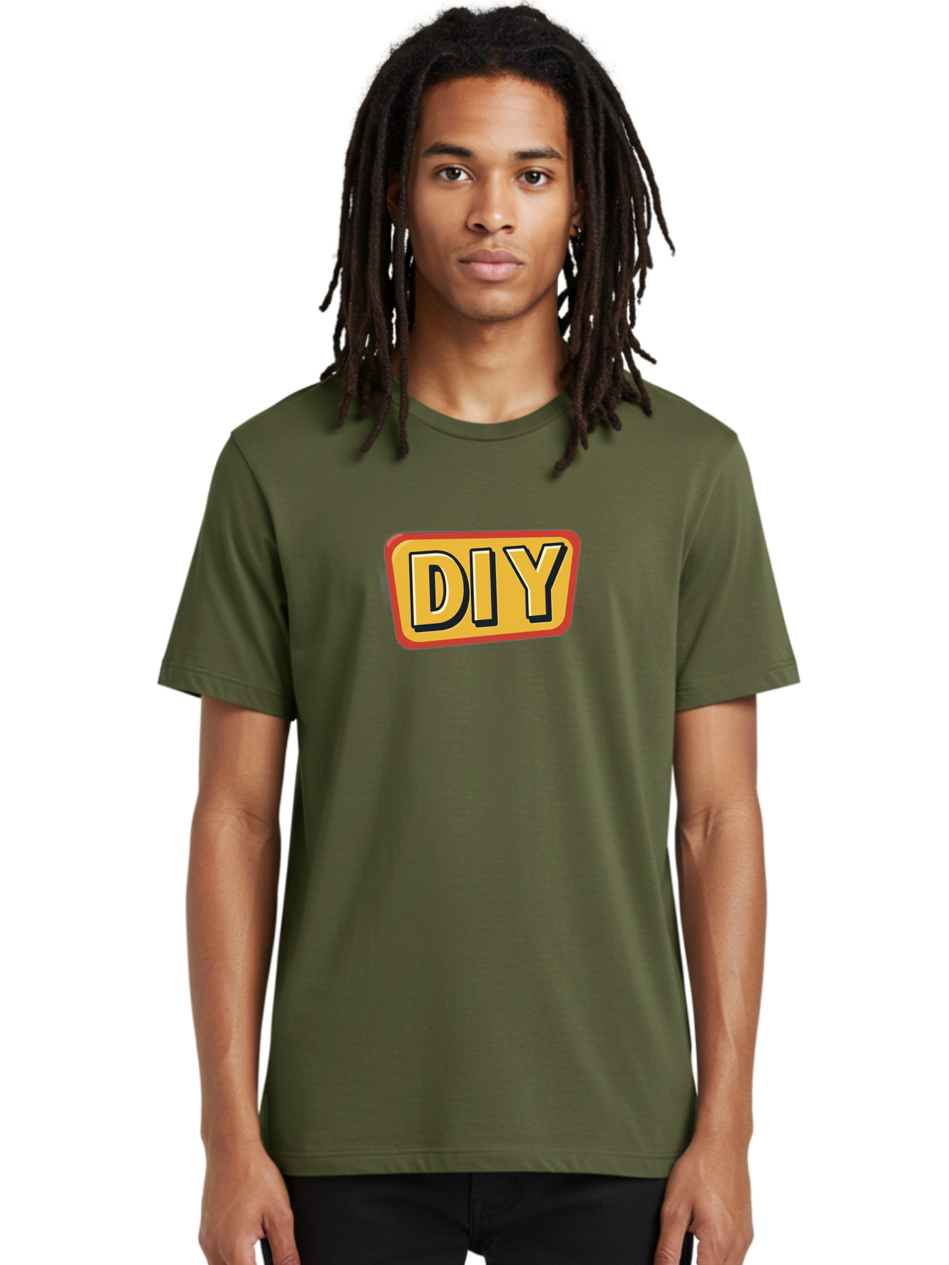 Diy-3 Men'S Graphic Tee, 100% Cotton, Comfortable Casual Summer Wear, Machine Washable, Diy Sign, Handyman Tips, Home Improvement, Crafting Ideas, Self-Sufficiency, Creativity, Customization, Tutorials, Handmade, Diy Projects Bad011