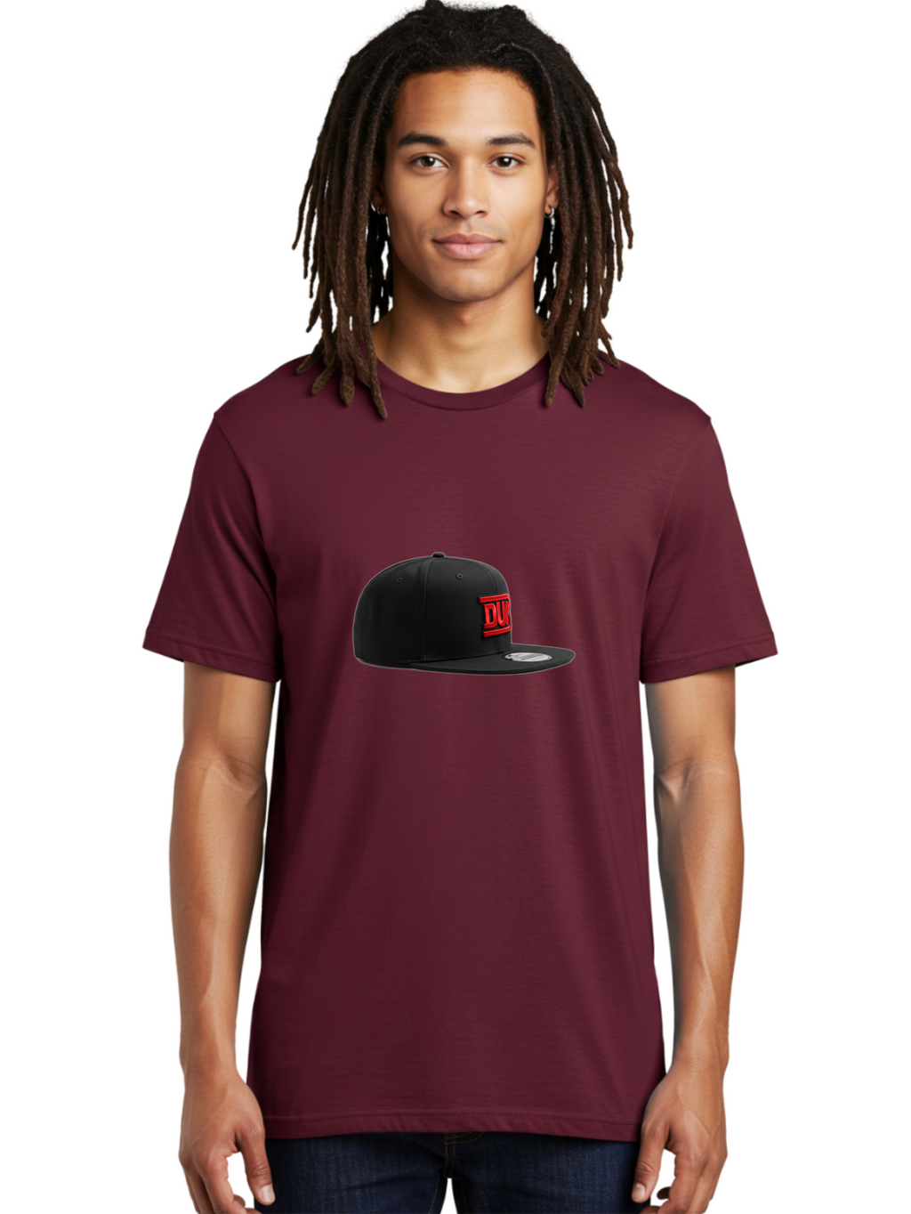 Dunk-Low-Pro-Sb Men'S Graphic Tee, 100% Cotton, Comfortable Casual Summer Wear, Machine Washable, Black Baseball Cap, Red Logo, Dunk Branding, Athletic Wear, Sports Fashion, Streetwear, Snapback Hat, Casual Style, Trendy Accessories Bad061