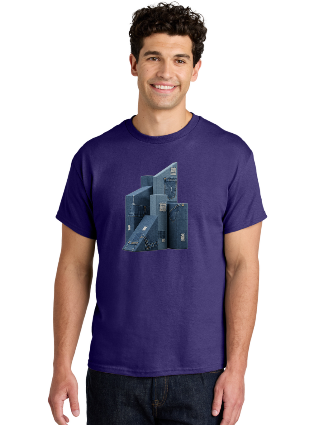 Jeans Men'S Graphic Tee, 100% Cotton, Comfortable Casual Summer Wear, Machine Washable, Levi'S Logo, Fashion Branding, Denim Jeans, Blue Jeans, Clothing Labels, Stylish Designs, Stacked Denim, Jeans Logo Bad230