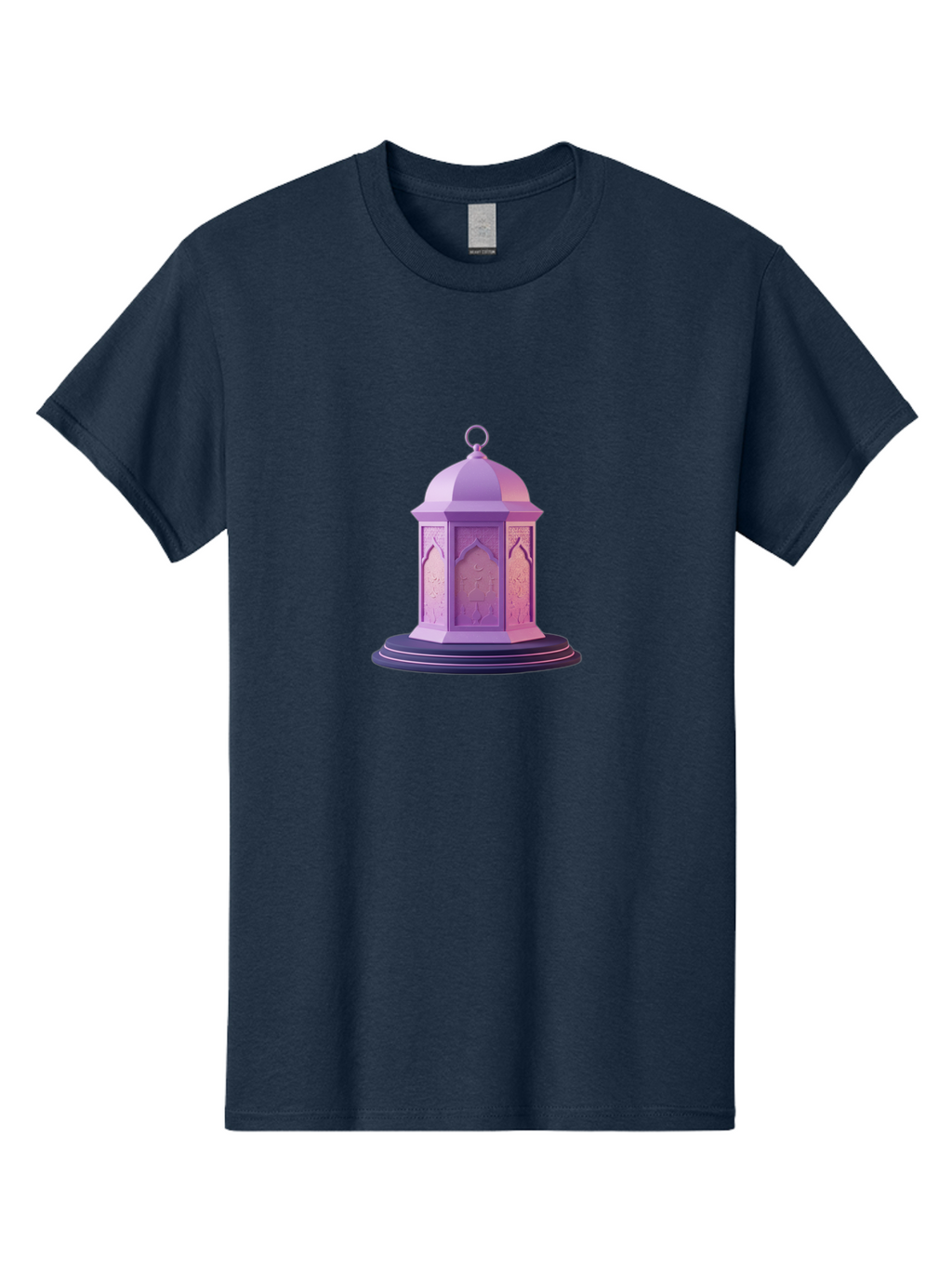 Lantern-1 Men'S Graphic Tee, 100% Cotton, Comfortable Casual Summer Wear, Machine Washable, Islamic Lantern, Lantern Design, Mosque Decoration, Islamic Architecture, Arabic Pattern, Dome Shape, Lantern Art, Cultural Symbol, Religious Icon, Bad272