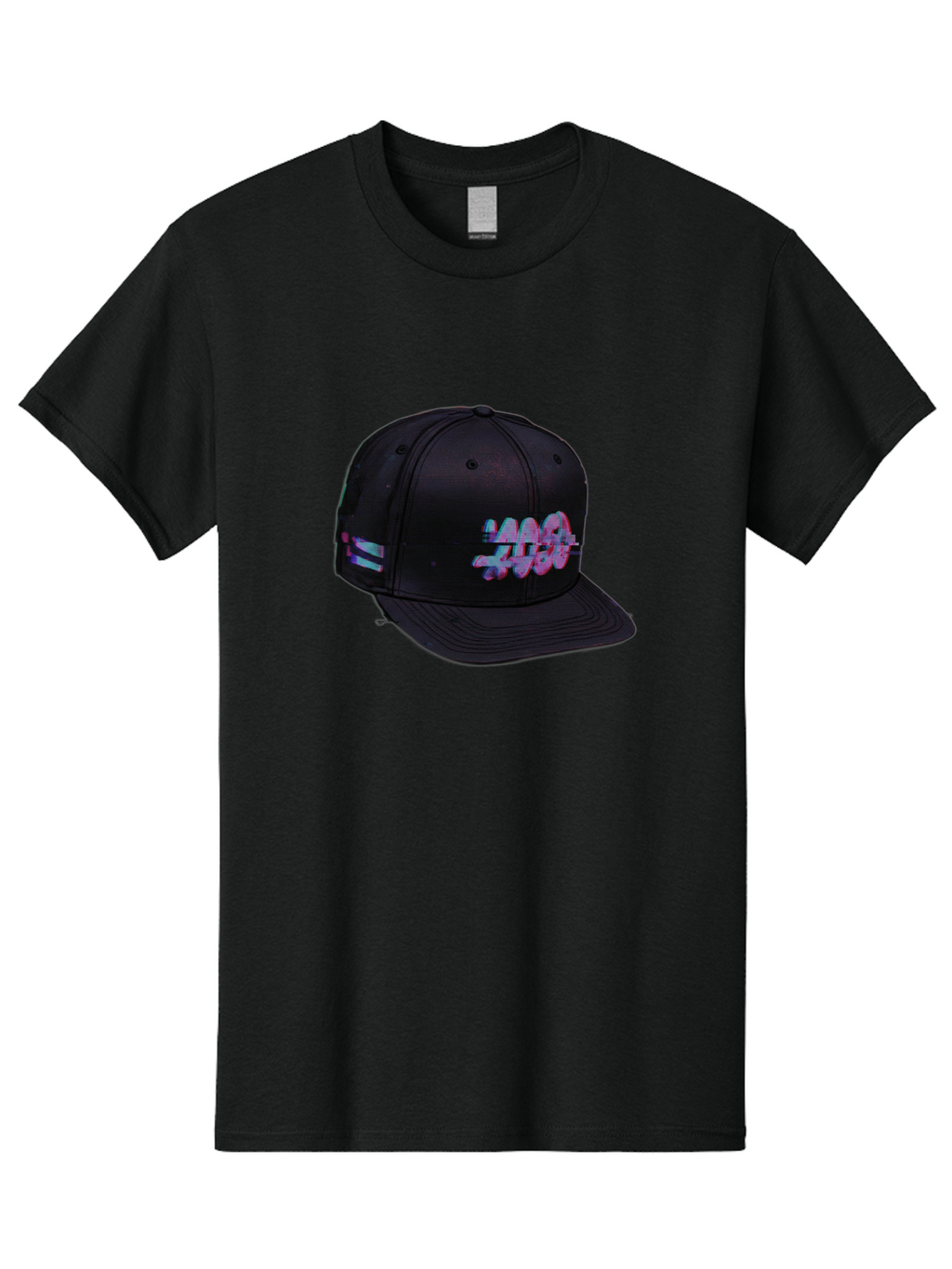 Mad-Club Men'S Graphic Tee, 100% Cotton, Comfortable Casual Summer Wear, Machine Washable, Nasa Baseball Cap, Black Hat, Space Agency Logo, Pastel Colors, Futuristic Design, Streetwear Fashion, Casual Style, Trendy Accessory Bad288