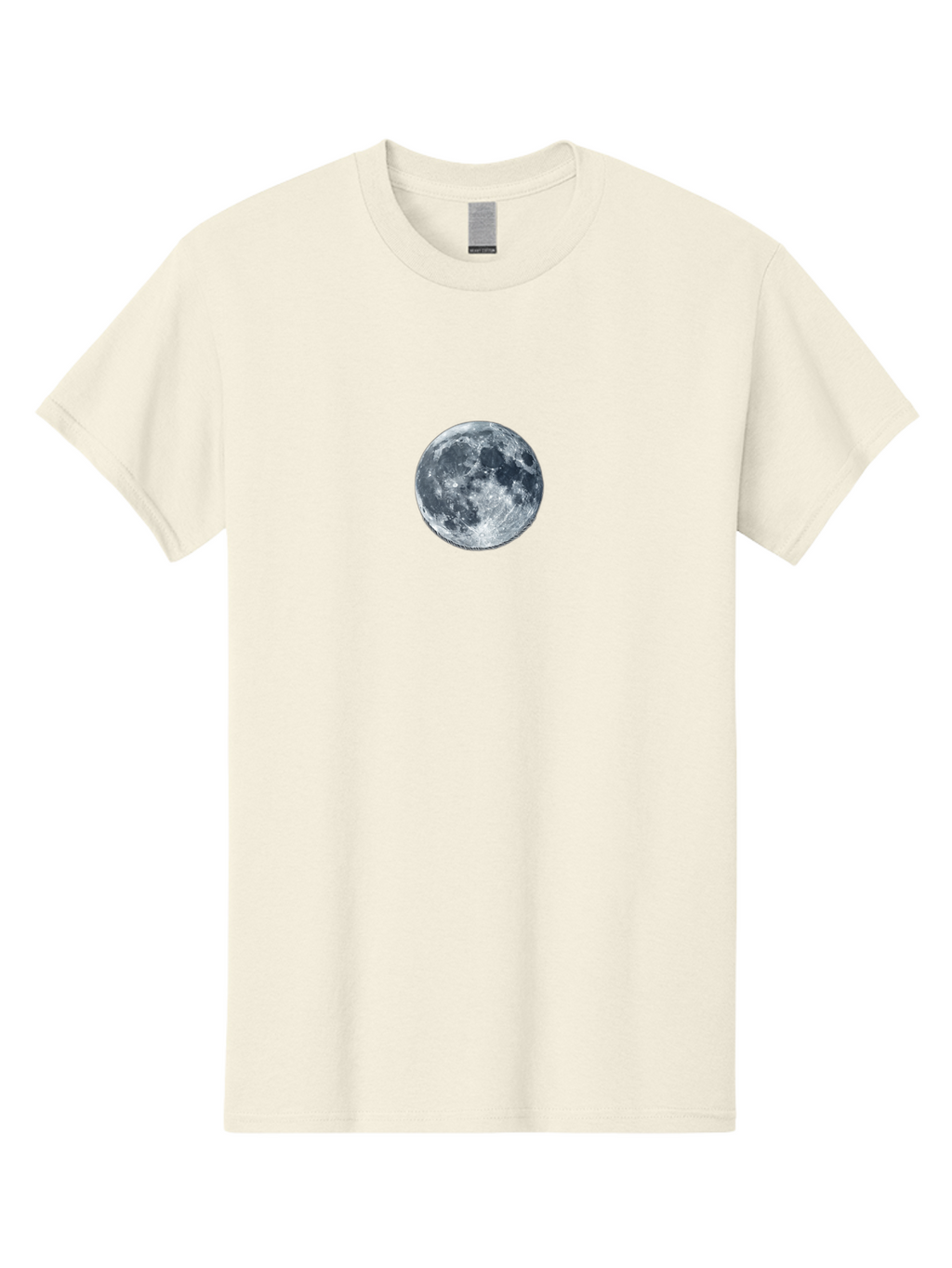Moon Men'S Graphic Tee, 100% Cotton, Comfortable Casual Summer Wear, Machine Washable, Full Moon, Lunar Surface, Craters, Space, Astronomy, Night Sky, Celestial Body, Moonlight, Lunar Phases Bad337