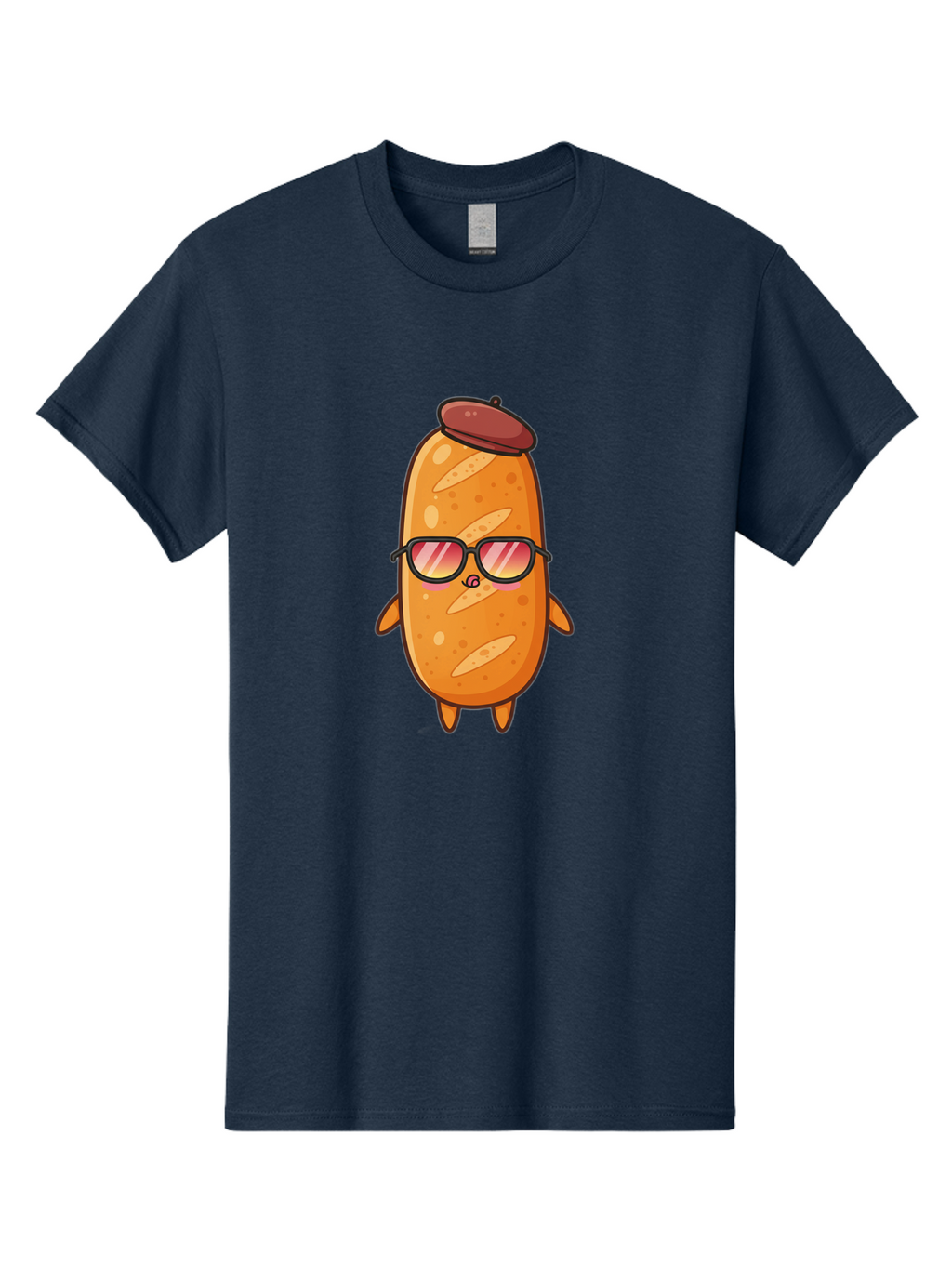 Potato-Head Men'S Graphic Tee, 100% Cotton, Comfortable Casual Summer Wear, Machine Washable, Cartoon Potato, Funny Character, Sunglasses, Hat, Kawaii Style, Cute Illustration, Mascot Design, Quirky Character, Humorous Art, Food Character, Bad453