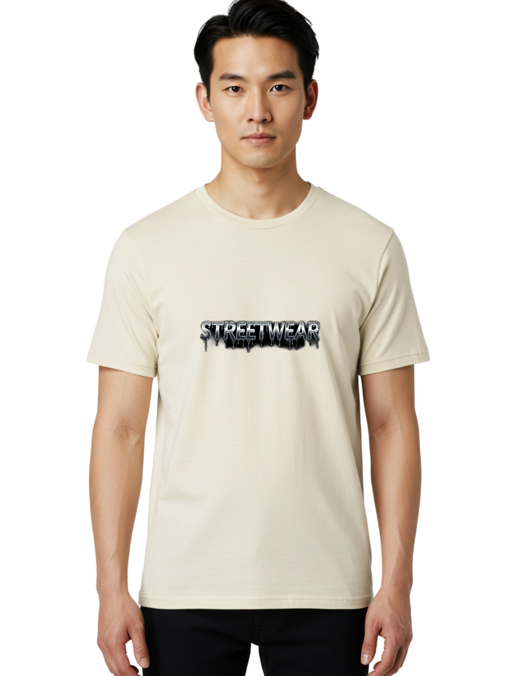 Streetwear-2 Men'S Graphic Tee, 100% Cotton, Comfortable Casual Summer Wear, Machine Washable, Urban Fashion, Street Style, Trendy Clothing, Graffiti-Inspired, Edgy Aesthetic, Modern Apparel, Streetwear Culture, Contemporary Design, Bad743