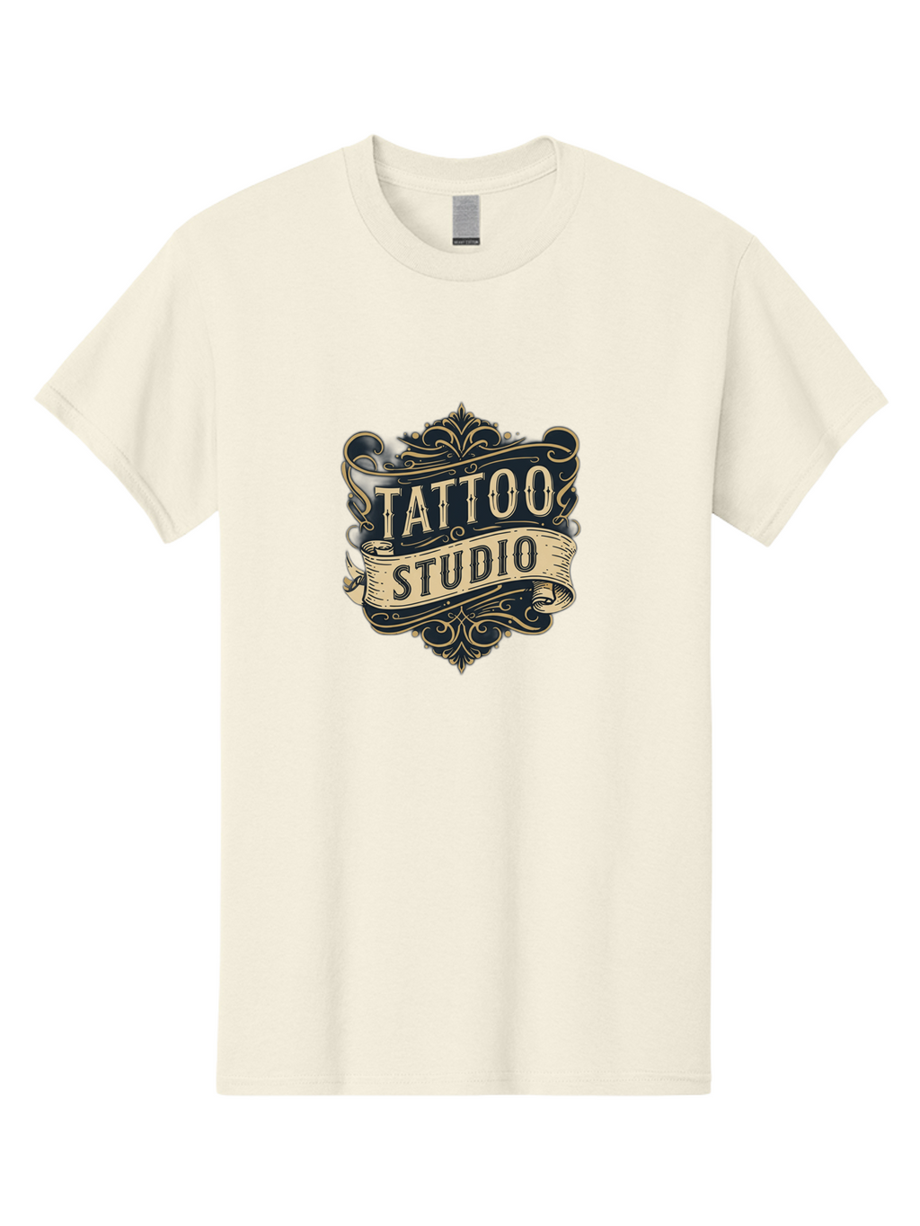 Tattoo-Studio-2 Men'S Graphic Tee, 100% Cotton, Comfortable Casual Summer Wear, Machine Washable, Tattoo Studio, Vintage Logo, Ornate Design, Classic Typography, Body Art, Tattoo Parlor, Ink Art, Tattoo Artist Bad816