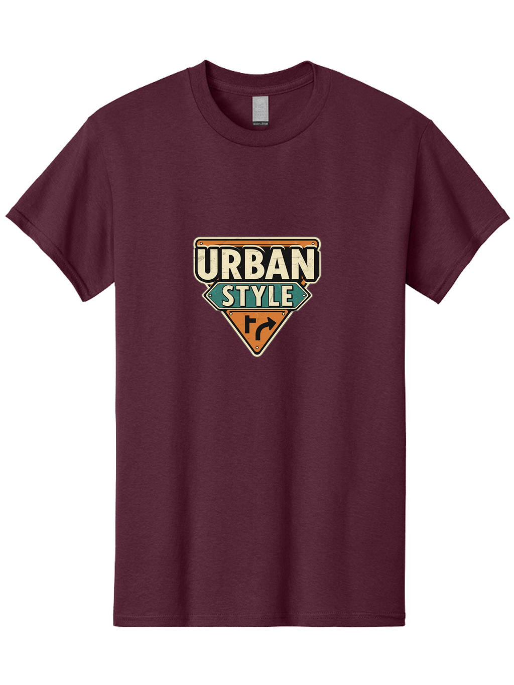 Urban-Style Men'S Graphic Tee, 100% Cotton, Comfortable Casual Summer Wear, Machine Washable, Urban Street Style, Modern Design, Street Signs, Trendy Graphics, Urban Fashion, City Vibe, Edgy Look, Stylish Logos Bad878