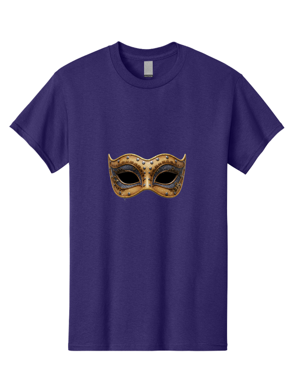 Venetian-Mask-5 Men'S Graphic Tee, 100% Cotton, Comfortable Casual Summer Wear, Machine Washable, Leather Mask, Decorative Mask, Masquerade Ball, Costume Accessory, Rhinestone Embellishments, Eye Cover, Fashion Statement, Luxury Design, Bad892