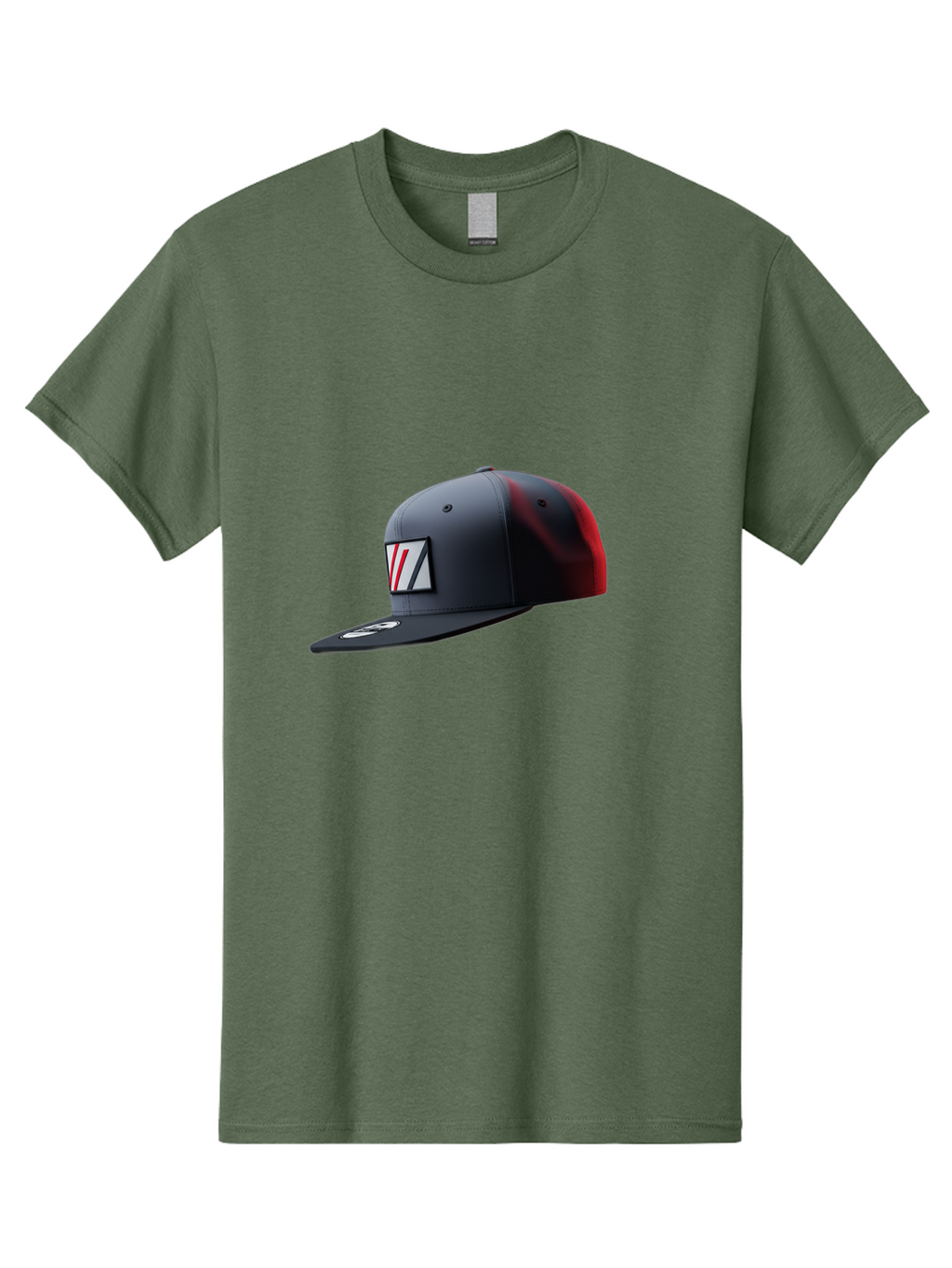 W-Logo-Baseball-Cap Men'S Graphic Tee, 100% Cotton, Comfortable Casual Summer Wear, Machine Washable, Baseball Cap With Logo, Black And Red Cap, Sporty Hat, Stylish Cap, Vl Emblem, Fashion Accessory, Casual Wear, Streetwear Bad907