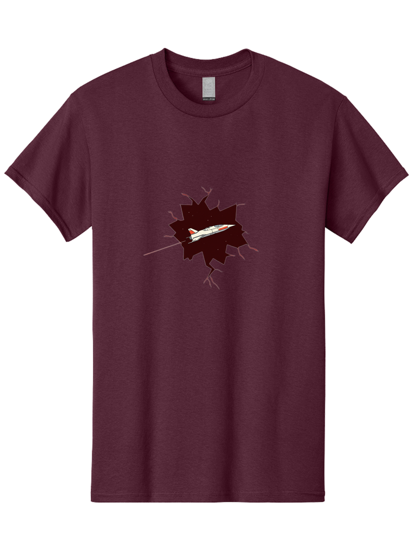 X-15 Men'S Graphic Tee, 100% Cotton, Comfortable Casual Summer Wear, Machine Washable, X-15 Rocket-Powered Aircraft, Breaking Through, Hypersonic Flight, Spaceplane Technology, Experimental Aviation, Nasa Research, High-Speed Aircraft Bad935