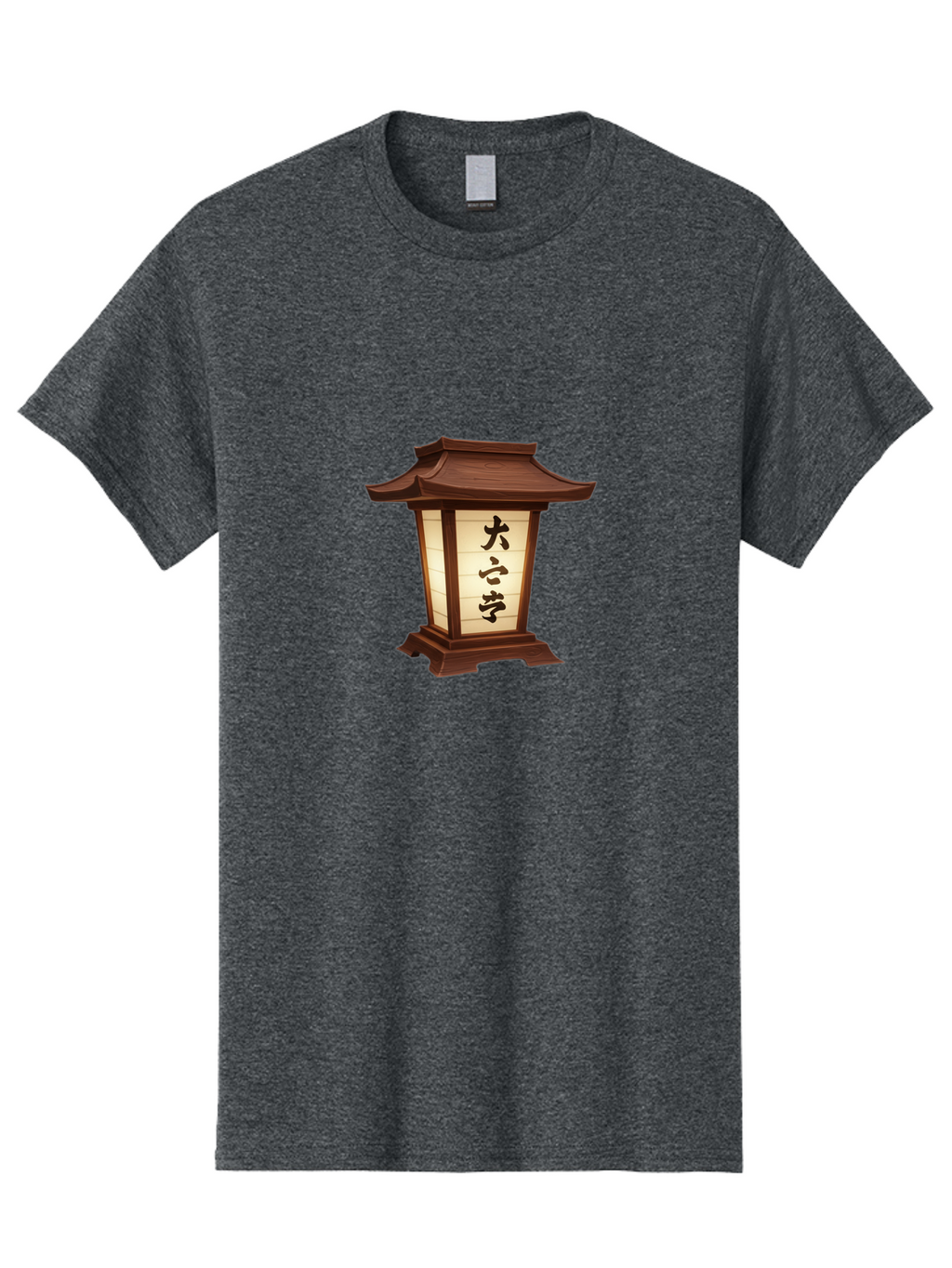 Daxue-Lantern Men'S Graphic Tee, 100% Cotton, Comfortable Casual Summer Wear, Machine Washable, Japanese Lantern, Traditional Lighting, Cultural Symbol, Serene Ambiance, Daxue, Soft Glow, Oriental Design, Peaceful Atmosphere, Lantern Art Bad951