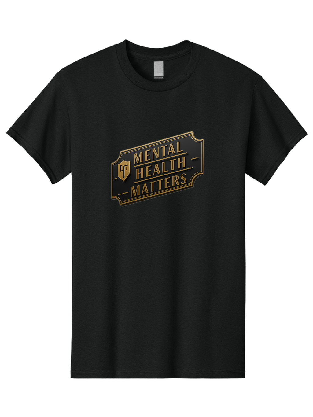 Mental-Health-Matters Men'S Graphic Tee, 100% Cotton, Comfortable Casual Summer Wear, Machine Washable, Mental Health Awareness, Mental Health Matters, Mental Wellness, Self Care, Mental Health Support, Lf Logo, Luxury Branding, Bae071