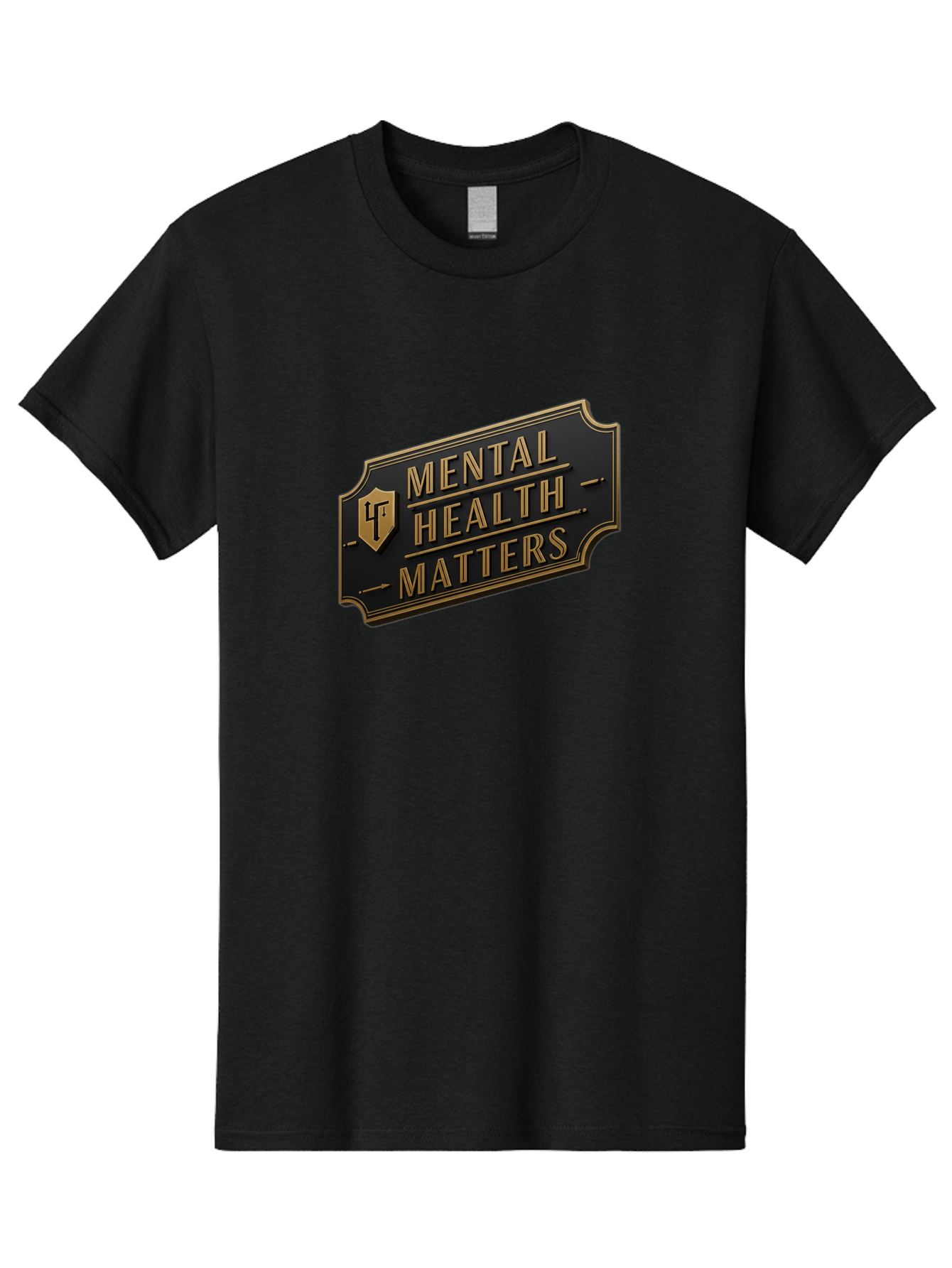Mental-Health-Matters Men'S Graphic Tee, 100% Cotton, Comfortable Casual Summer Wear, Machine Washable, Mental Health Awareness, Mental Health Matters, Mental Wellness, Self Care, Mental Health Support, Lf Logo, Luxury Branding, Bae071