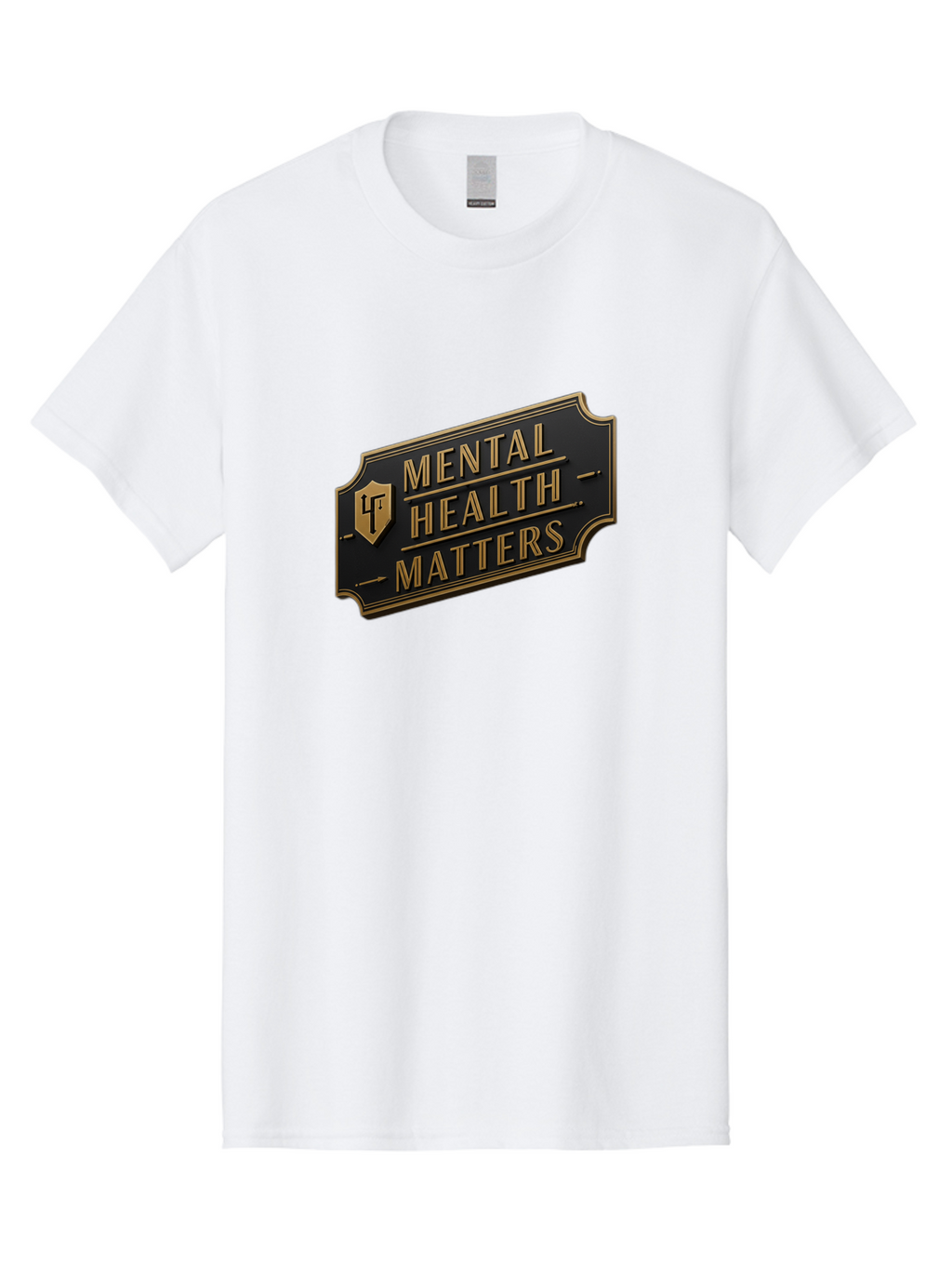 Mental-Health-Matters Men'S Graphic Tee, 100% Cotton, Comfortable Casual Summer Wear, Machine Washable, Mental Health Awareness, Mental Health Matters, Mental Wellness, Self Care, Mental Health Support, Lf Logo, Luxury Branding, Bae071