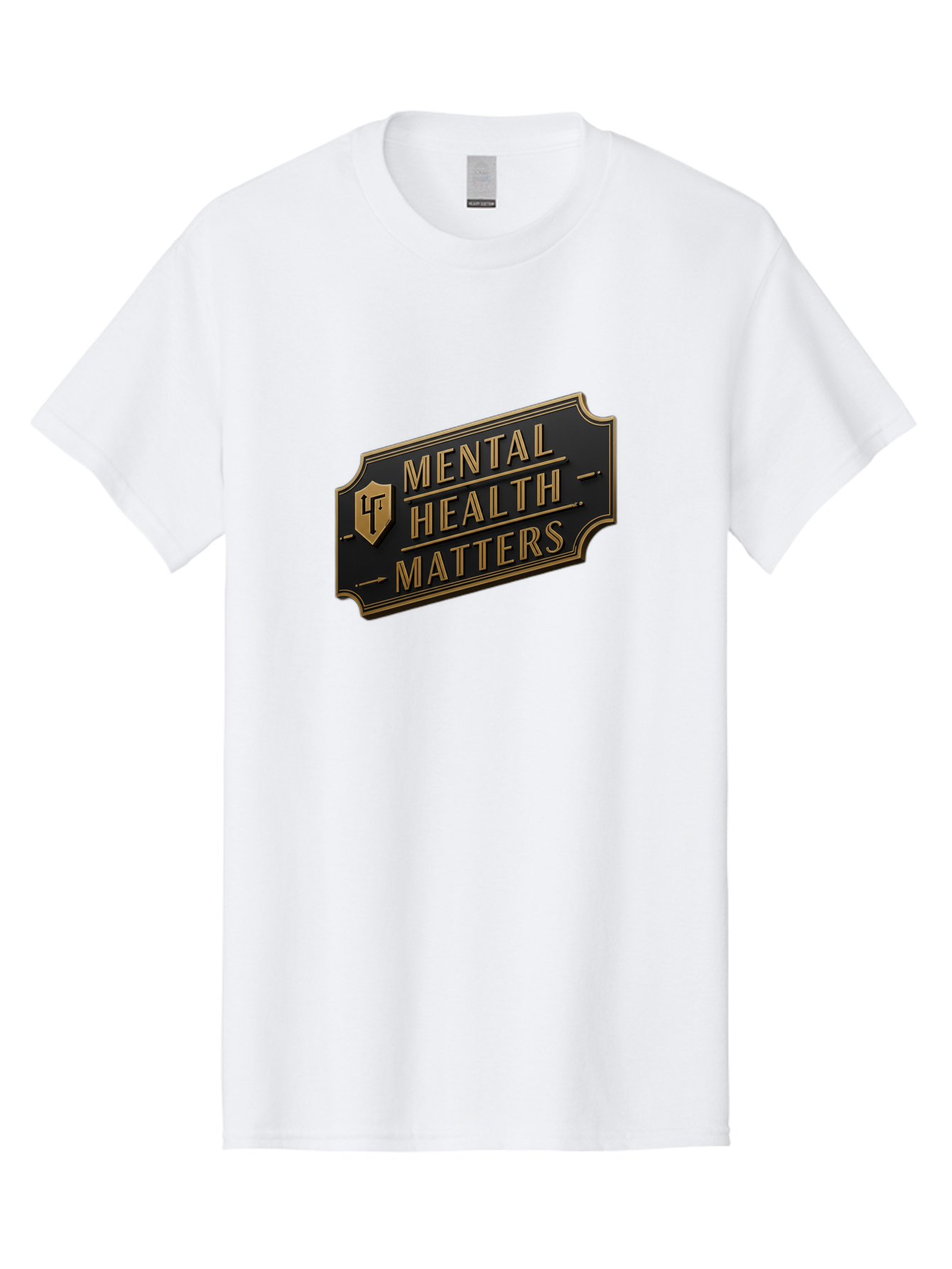 Mental-Health-Matters Men'S Graphic Tee, 100% Cotton, Comfortable Casual Summer Wear, Machine Washable, Mental Health Awareness, Mental Health Matters, Mental Wellness, Self Care, Mental Health Support, Lf Logo, Luxury Branding, Bae071
