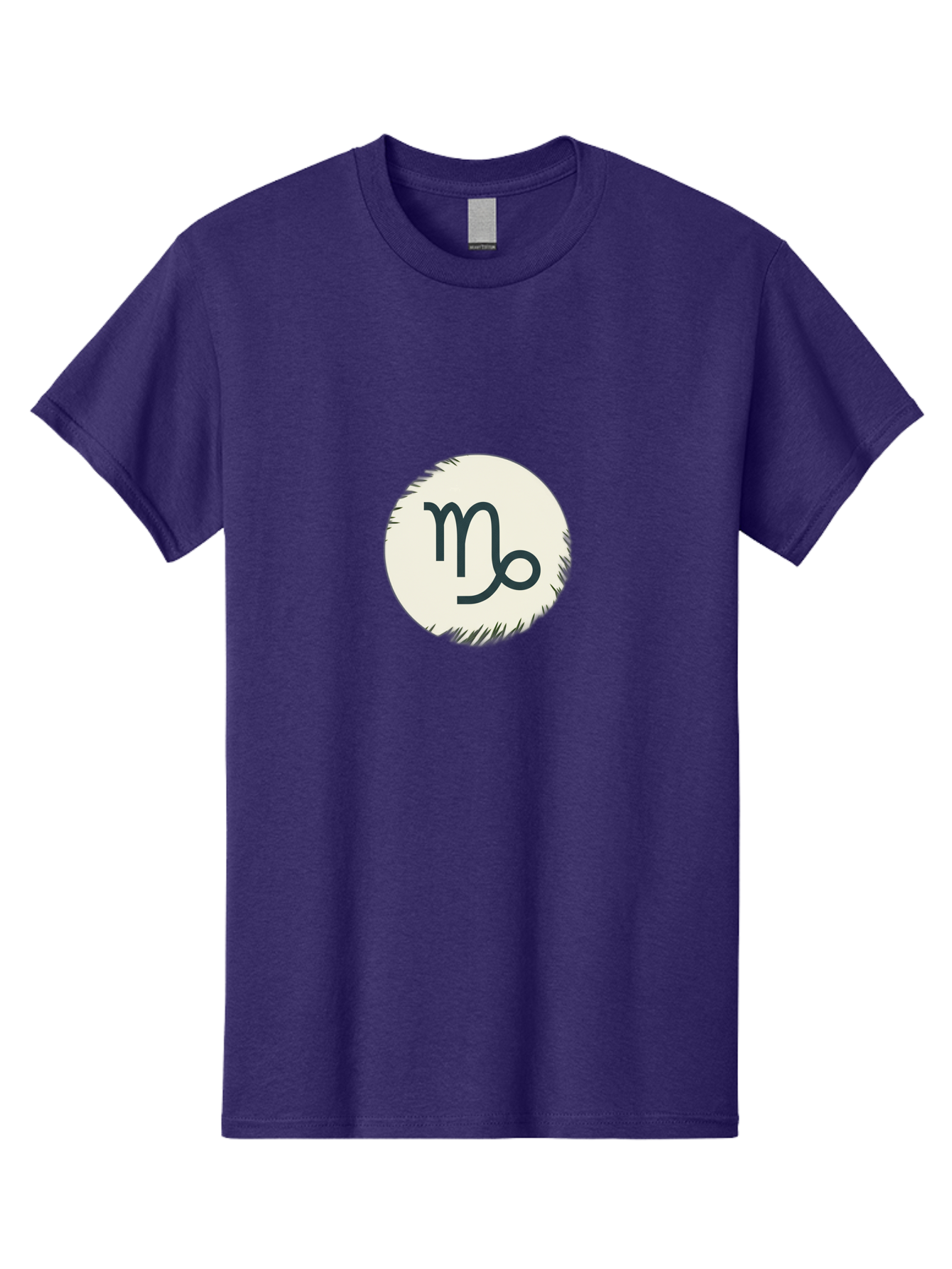 Capricorn-Symbol Men'S Graphic Tee, 100% Cotton, Comfortable Casual Summer Wear, Machine Washable, Capricorn Symbol, Zodiac Sign, Astrology, Star Sign, Horoscope, Mystical Symbols, Esoteric Art, Zodiac Wheel, Mystical Themes Bae147