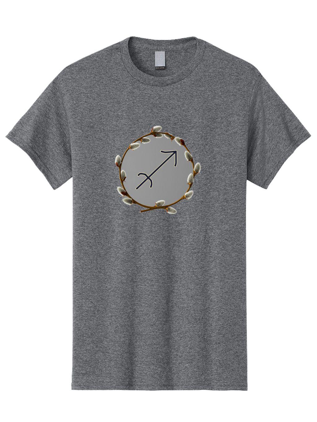 Sagittarius-Zodiac-Sign Men'S Graphic Tee, 100% Cotton, Comfortable Casual Summer Wear, Machine Washable, Sagittarius Zodiac Symbol, Astrology Sign, Arrow Symbol, Mystical Graphics, Spiritual Imagery, Esoteric Art Bae262