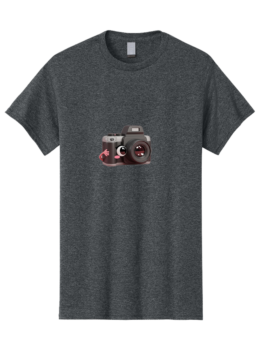 Cartoon-Camera Men'S Graphic Tee, 100% Cotton, Comfortable Casual Summer Wear, Machine Washable, Cartoon Camera, Digital Photography, Camera Character, Photography Equipment, Cute Camera, Camera Illustration, Camera Graphics, Photography Icon Bae387