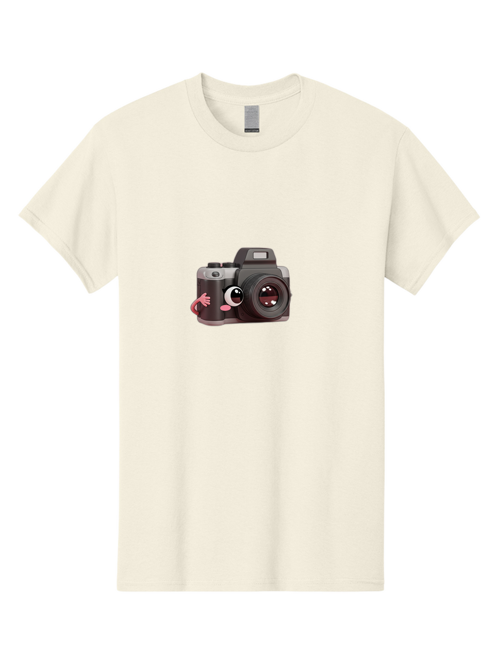 Cartoon-Camera Men'S Graphic Tee, 100% Cotton, Comfortable Casual Summer Wear, Machine Washable, Cartoon Camera, Digital Photography, Camera Character, Photography Equipment, Cute Camera, Camera Illustration, Camera Graphics, Photography Icon Bae387
