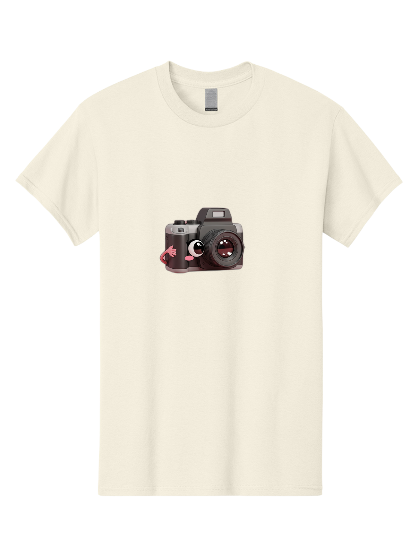 Cartoon-Camera Men'S Graphic Tee, 100% Cotton, Comfortable Casual Summer Wear, Machine Washable, Cartoon Camera, Digital Photography, Camera Character, Photography Equipment, Cute Camera, Camera Illustration, Camera Graphics, Photography Icon Bae387
