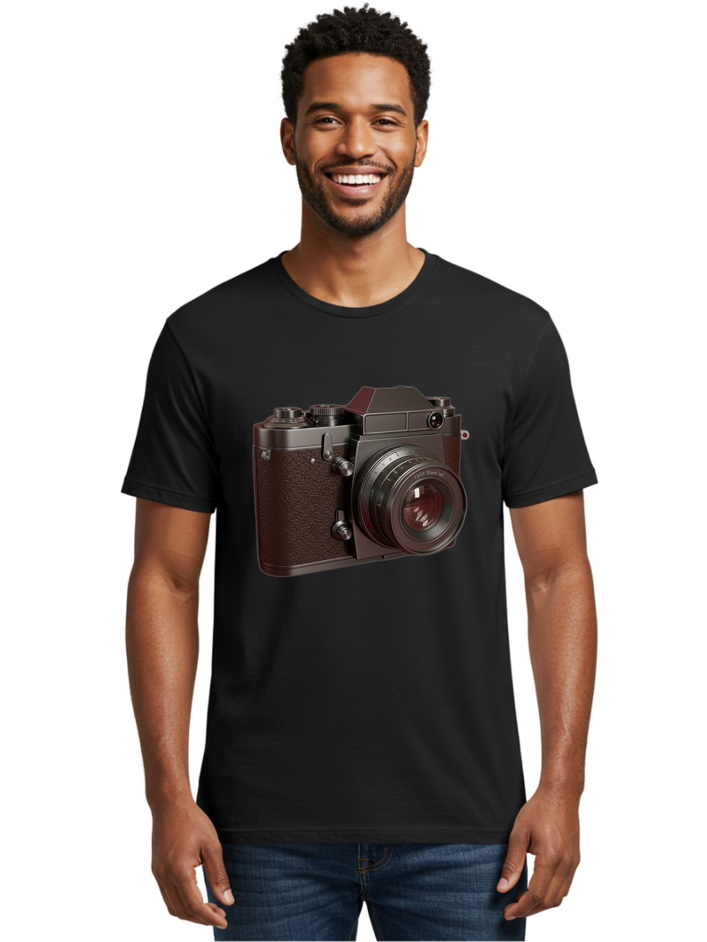 Leica-M6-1 Men'S Graphic Tee, 100% Cotton, Comfortable Casual Summer Wear, Machine Washable, Vintage Camera, Leica M6, Film Photography, Photography Equipment, Classic Design, Retro Style, Photography Gear, Camera Body, 35Mm Film Bae484