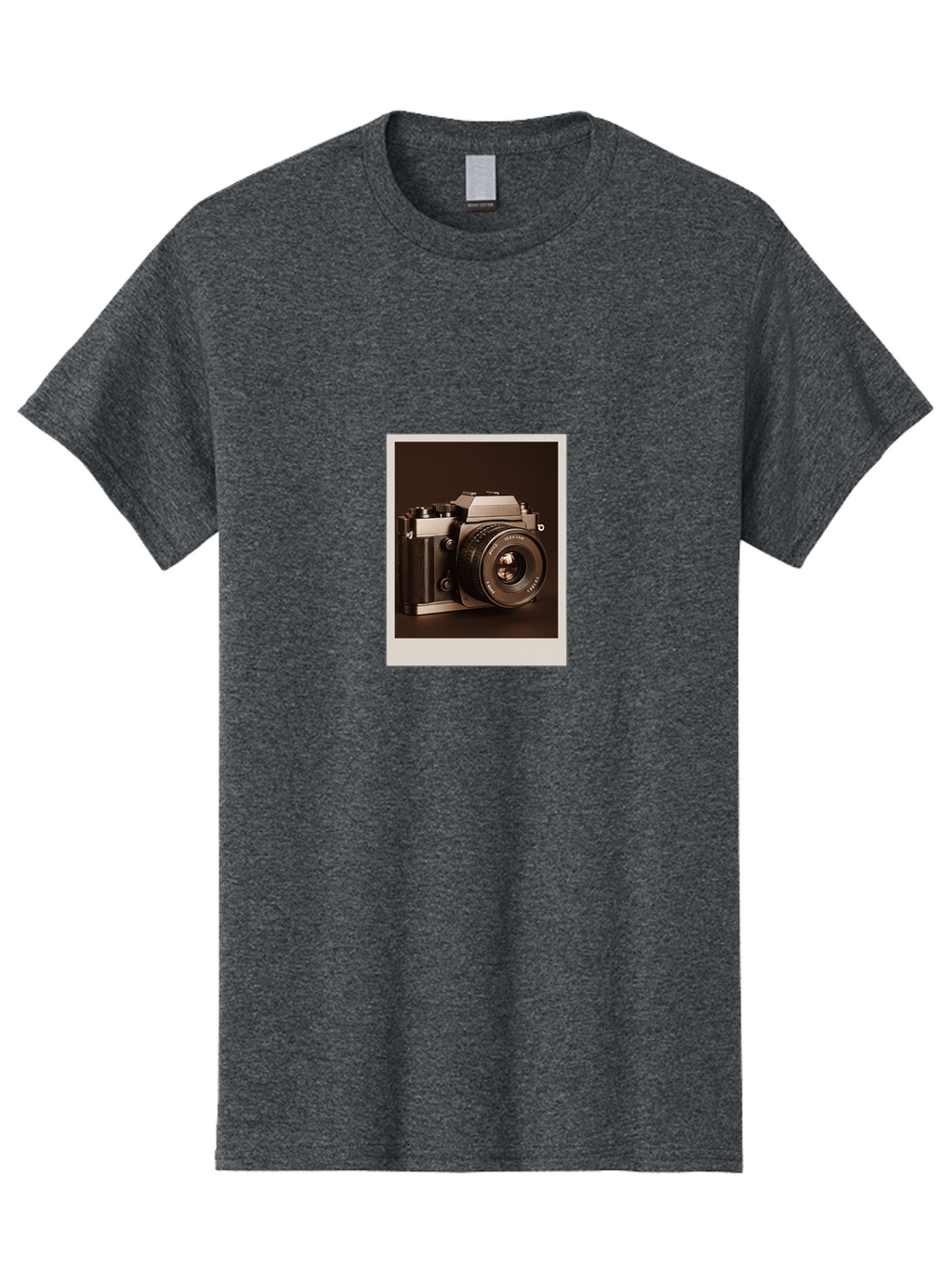 Polaroid-Camera-2 Men'S Graphic Tee, 100% Cotton, Comfortable Casual Summer Wear, Machine Washable, Vintage Camera, Polaroid Photo, Retro Style, Instant Camera, Classic Photography, Nostalgic, Film Camera, Photography Equipment Bae682