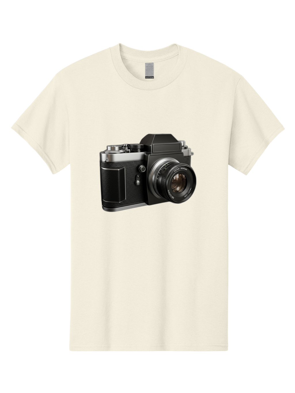 Praktica Men'S Graphic Tee, 100% Cotton, Comfortable Casual Summer Wear, Machine Washable, Vintage Camera, Photography Equipment, Classic Design, Black Camera Body, Lens Details, Optical Viewfinder, Shutter Release, Photography Gear, Bae692