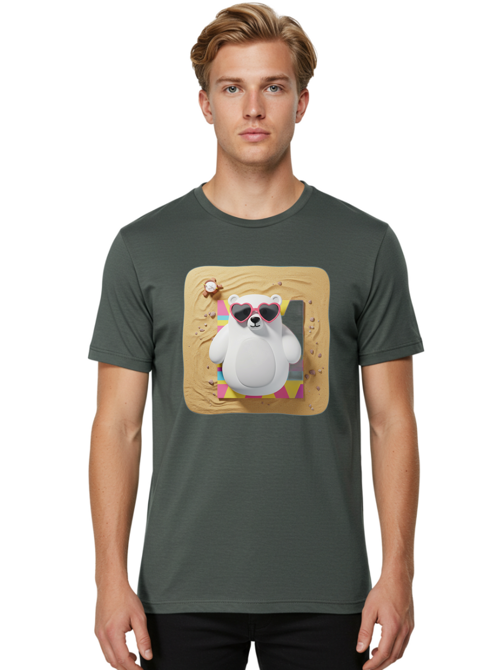 3D-Polar-Bear Men'S Graphic Tee, 100% Cotton, Comfortable Casual Summer Wear, Machine Washable, Vintage Camera, Old Camera, Antique Camera, Black Camera, Classic Photography, Photography Equipment, Nostalgic Device, Film Camera, Camera Art Bae825