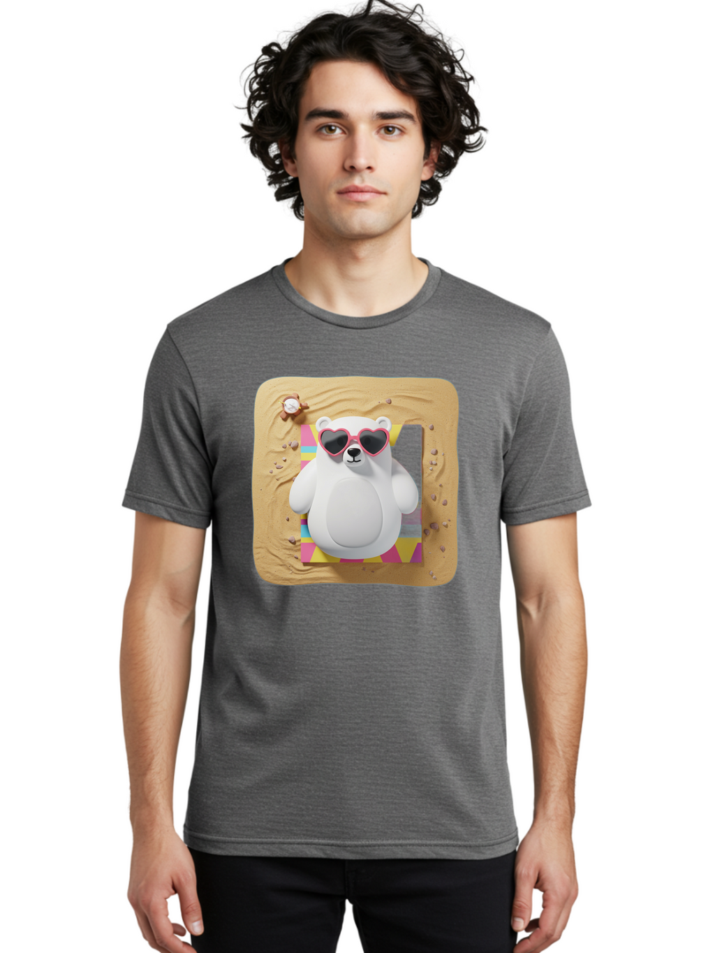 3D-Polar-Bear Men'S Graphic Tee, 100% Cotton, Comfortable Casual Summer Wear, Machine Washable, Vintage Camera, Old Camera, Antique Camera, Black Camera, Classic Photography, Photography Equipment, Nostalgic Device, Film Camera, Camera Art Bae825