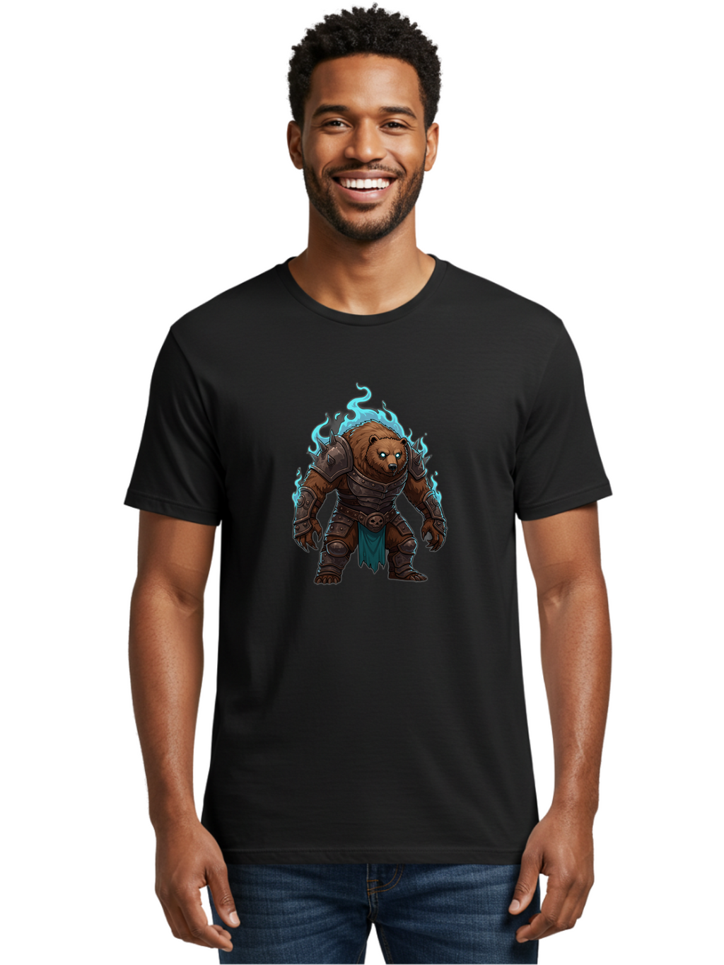 Armored-Bear-1 Men'S Graphic Tee, 100% Cotton, Comfortable Casual Summer Wear, Machine Washable, Vintage Camera, Old Camera, Antique Camera, Black Camera, Classic Photography, Photography Equipment, Nostalgic Device, Film Camera, Camera Art Bae827