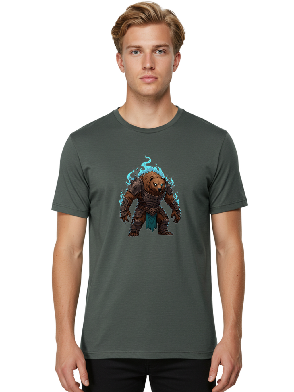 Armored-Bear-1 Men'S Graphic Tee, 100% Cotton, Comfortable Casual Summer Wear, Machine Washable, Vintage Camera, Old Camera, Antique Camera, Black Camera, Classic Photography, Photography Equipment, Nostalgic Device, Film Camera, Camera Art Bae827