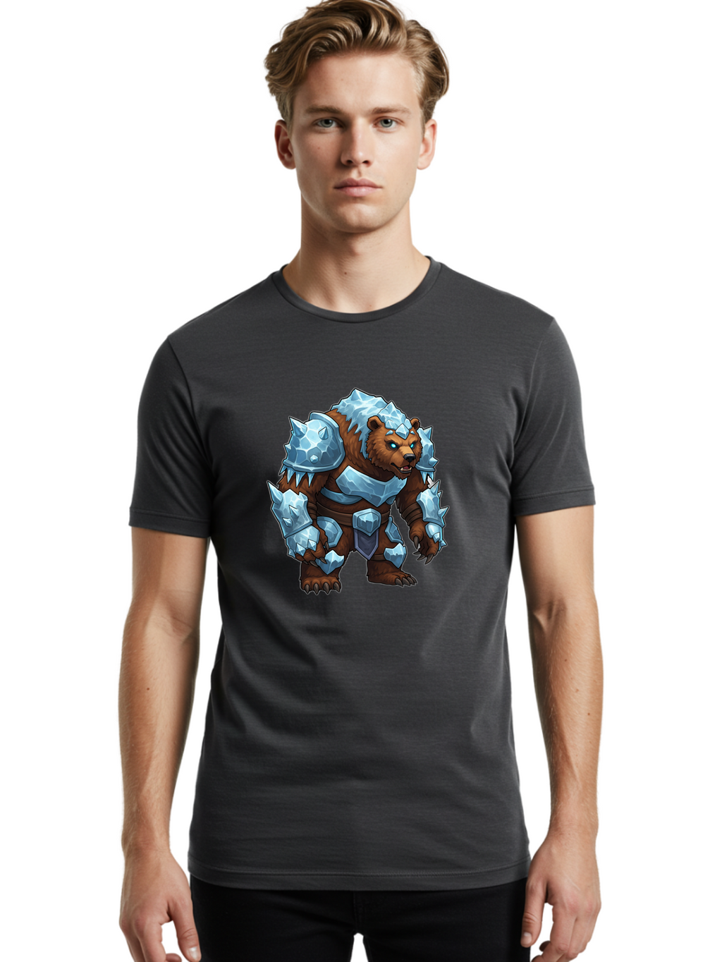 Armored-Bear-2 Men'S Graphic Tee, 100% Cotton, Comfortable Casual Summer Wear, Machine Washable, Vintage Camera, Old Camera, Antique Camera, Black Camera, Classic Photography, Photography Equipment, Nostalgic Device, Film Camera, Camera Art Bae828