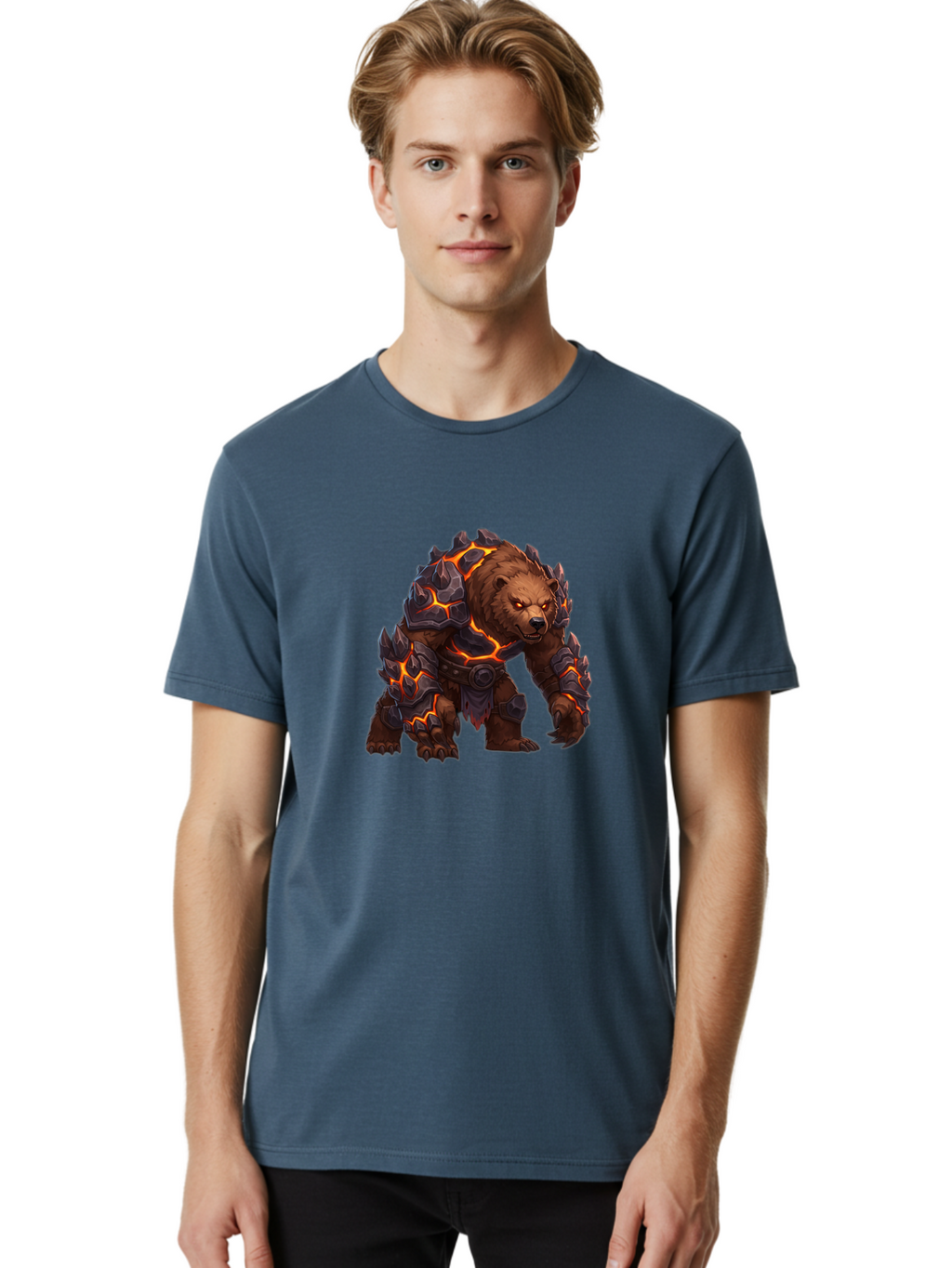 Armored-Brown-Bear Men'S Graphic Tee, 100% Cotton, Comfortable Casual Summer Wear, Machine Washable, Vintage Camera, Old Camera, Antique Camera, Black Camera, Classic Photography, Photography Equipment, Nostalgic Device, Film Camera, Camera Art Bae831