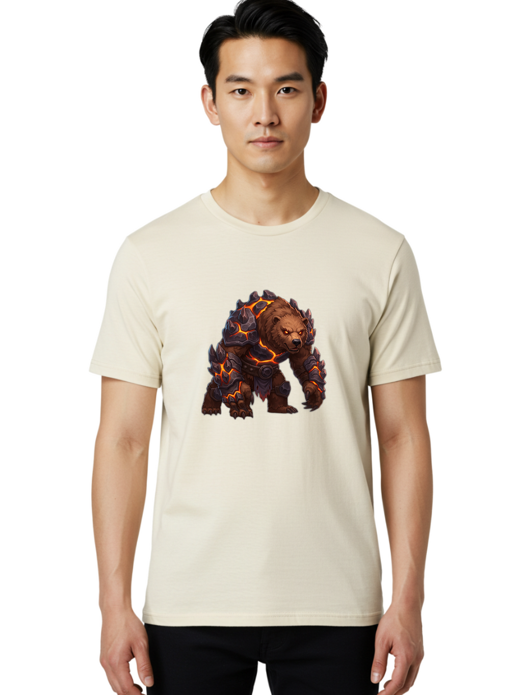 Armored-Brown-Bear Men'S Graphic Tee, 100% Cotton, Comfortable Casual Summer Wear, Machine Washable, Vintage Camera, Old Camera, Antique Camera, Black Camera, Classic Photography, Photography Equipment, Nostalgic Device, Film Camera, Camera Art Bae831
