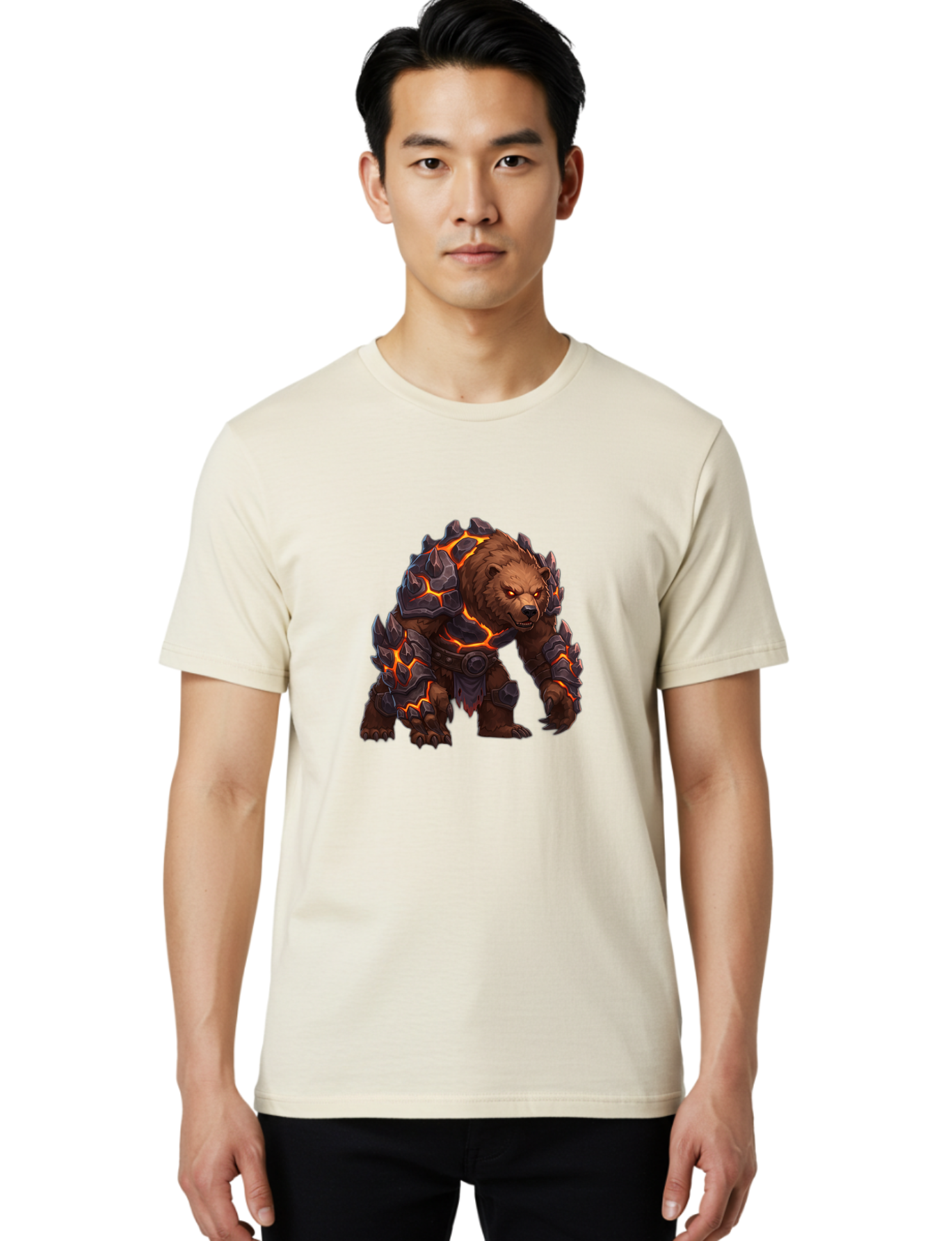 Armored-Brown-Bear Men'S Graphic Tee, 100% Cotton, Comfortable Casual Summer Wear, Machine Washable, Vintage Camera, Old Camera, Antique Camera, Black Camera, Classic Photography, Photography Equipment, Nostalgic Device, Film Camera, Camera Art Bae831