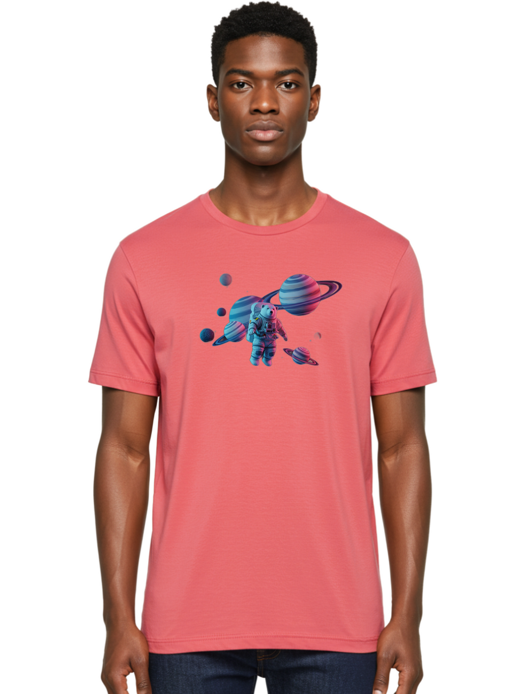 Astronaut-And-Planets Men'S Graphic Tee, 100% Cotton, Comfortable Casual Summer Wear, Machine Washable, Vintage Camera, Old Camera, Antique Camera, Black Camera, Classic Photography, Photography Equipment, Nostalgic Device, Film Camera, Camera Art Bae832