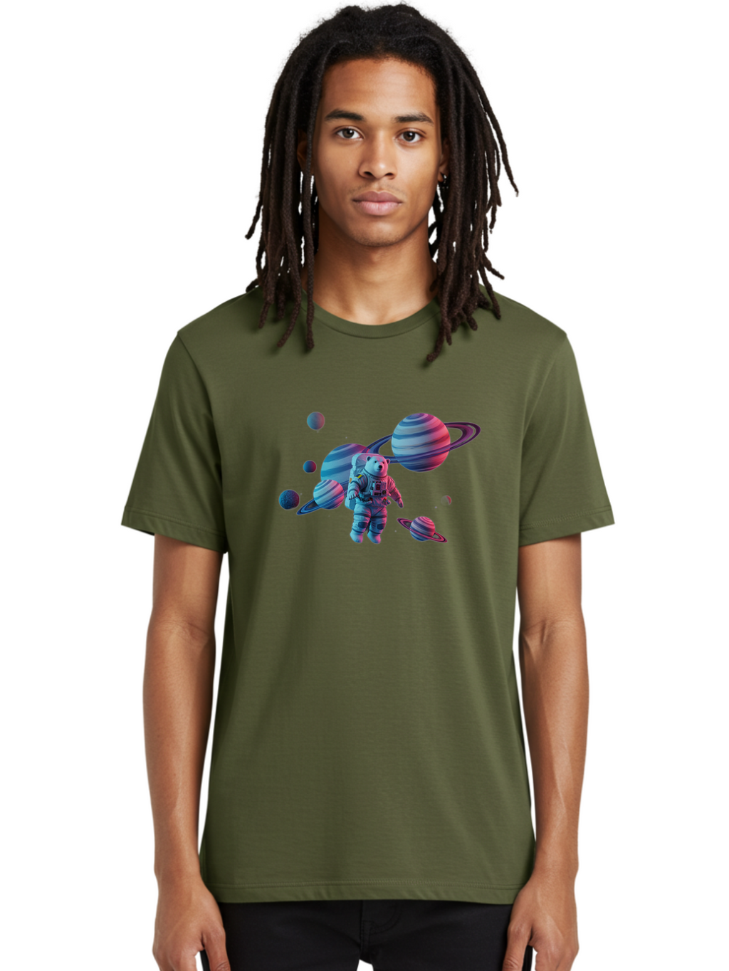 Astronaut-And-Planets Men'S Graphic Tee, 100% Cotton, Comfortable Casual Summer Wear, Machine Washable, Vintage Camera, Old Camera, Antique Camera, Black Camera, Classic Photography, Photography Equipment, Nostalgic Device, Film Camera, Camera Art Bae832