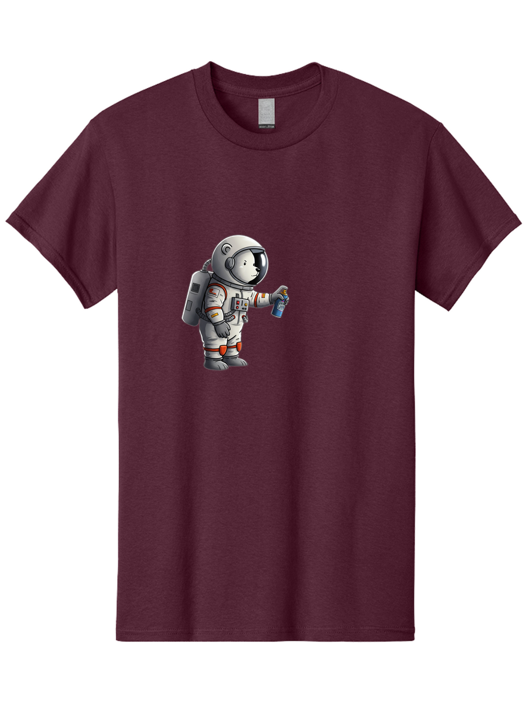 Astronaut-Spray-Paint Men'S Graphic Tee, 100% Cotton, Comfortable Casual Summer Wear, Machine Washable, Vintage Camera, Old Camera, Antique Camera, Black Camera, Classic Photography, Photography Equipment, Nostalgic Device, Film Camera, Camera Art Bae833