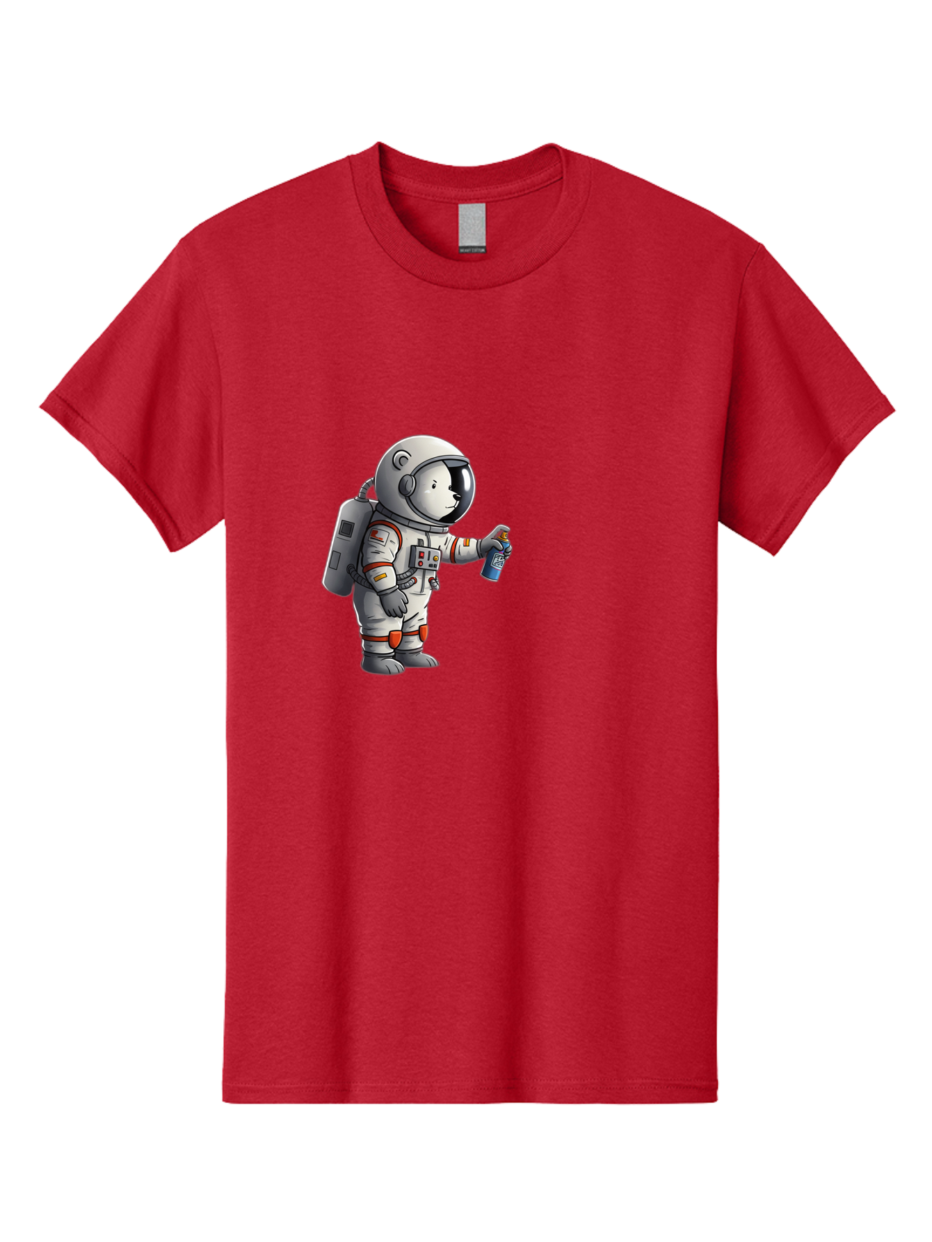 Astronaut-Spray-Paint Men'S Graphic Tee, 100% Cotton, Comfortable Casual Summer Wear, Machine Washable, Vintage Camera, Old Camera, Antique Camera, Black Camera, Classic Photography, Photography Equipment, Nostalgic Device, Film Camera, Camera Art Bae833