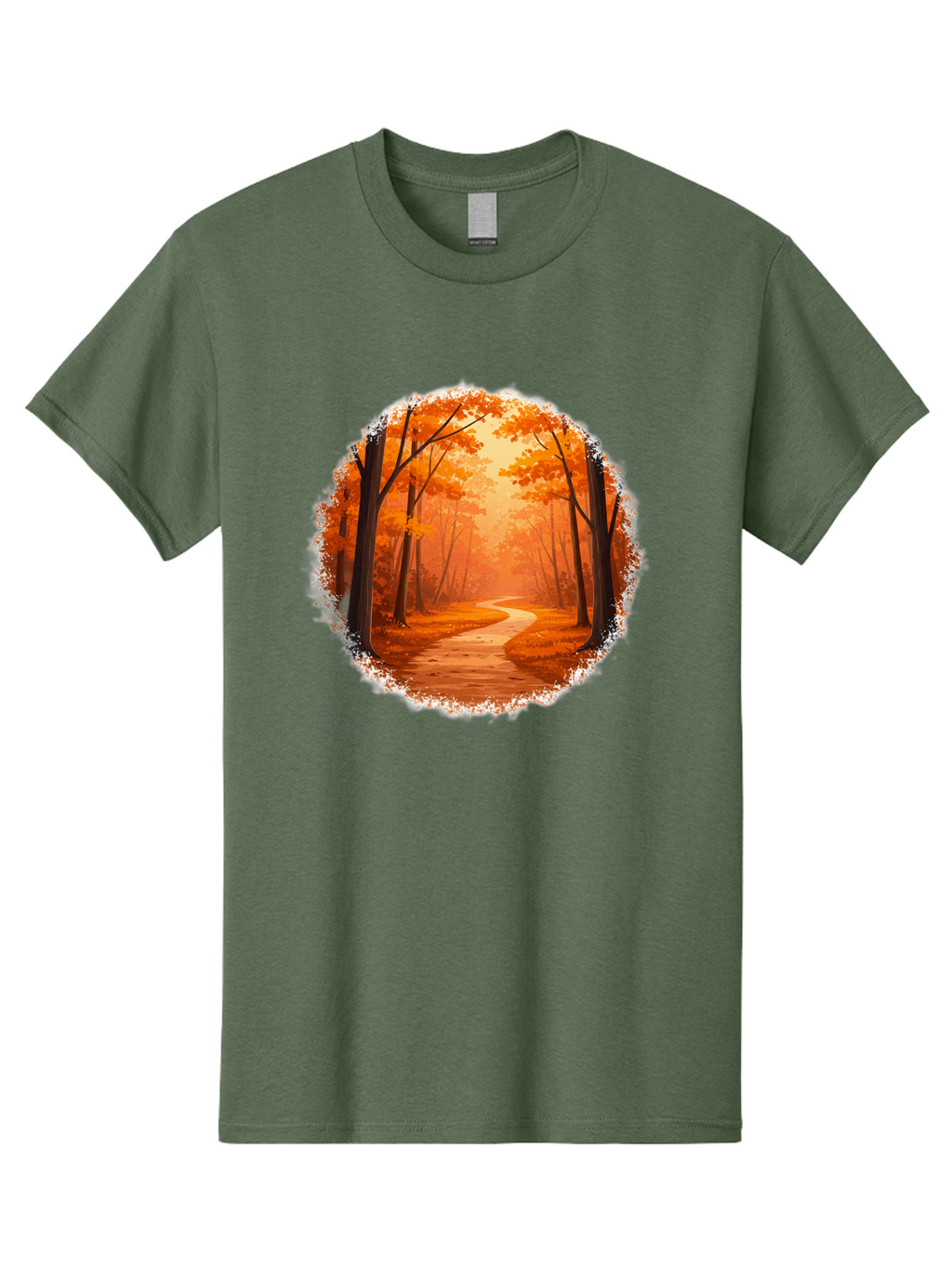 Autumn-Forest-Path Men'S Graphic Tee, 100% Cotton, Comfortable Casual Summer Wear, Machine Washable, Vintage Camera, Old Camera, Antique Camera, Black Camera, Classic Photography, Photography Equipment, Nostalgic Device, Film Camera, Camera Art Bae834