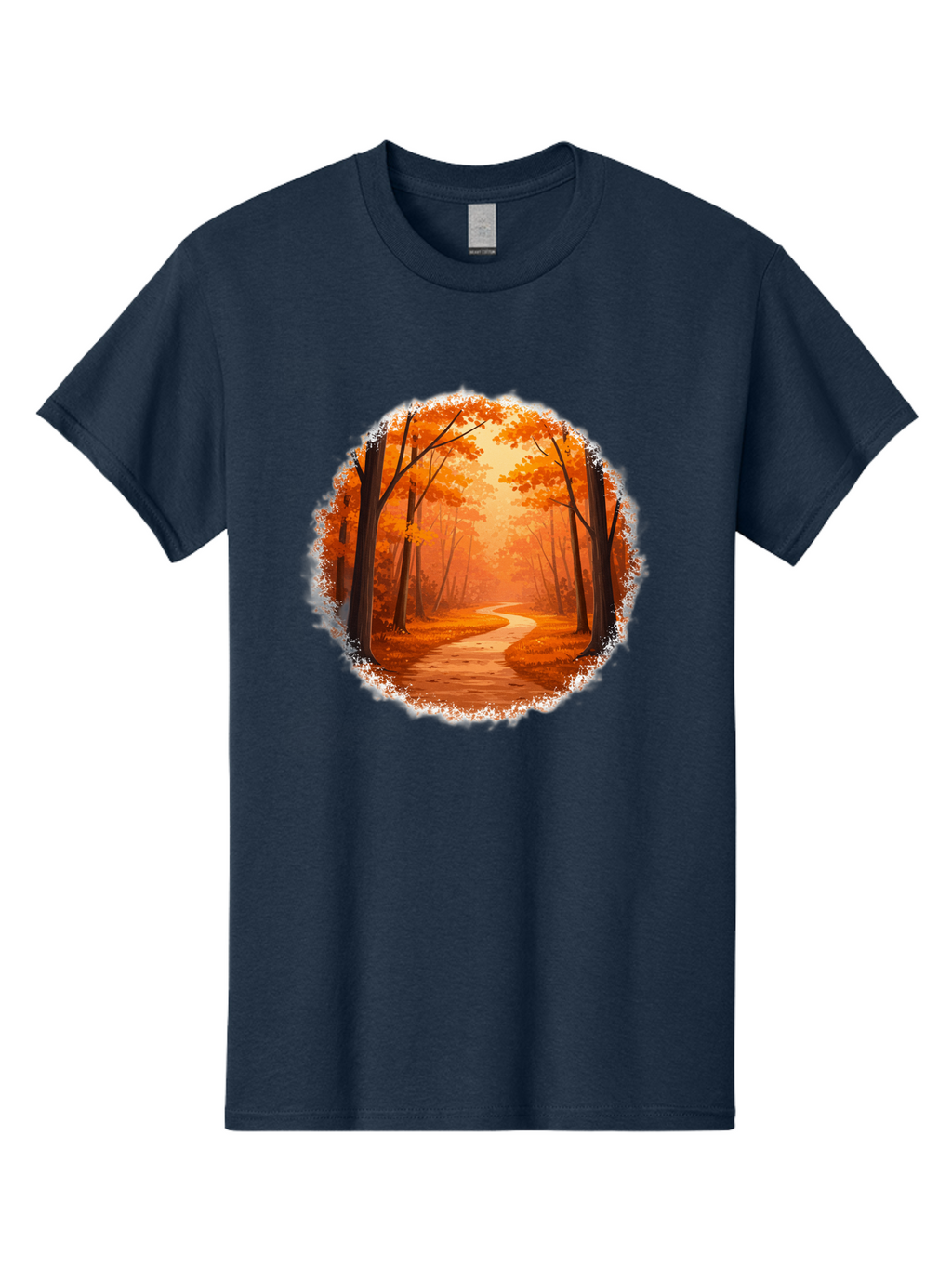 Autumn-Forest-Path Men'S Graphic Tee, 100% Cotton, Comfortable Casual Summer Wear, Machine Washable, Vintage Camera, Old Camera, Antique Camera, Black Camera, Classic Photography, Photography Equipment, Nostalgic Device, Film Camera, Camera Art Bae834
