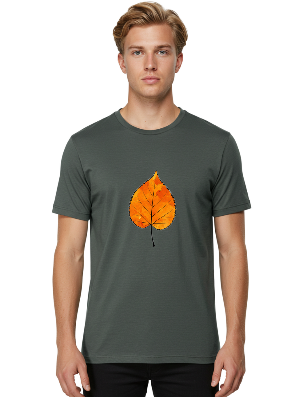Autumn-Leaf Men'S Graphic Tee, 100% Cotton, Comfortable Casual Summer Wear, Machine Washable, Vintage Camera, Old Camera, Antique Camera, Black Camera, Classic Photography, Photography Equipment, Nostalgic Device, Film Camera, Camera Art Bae835