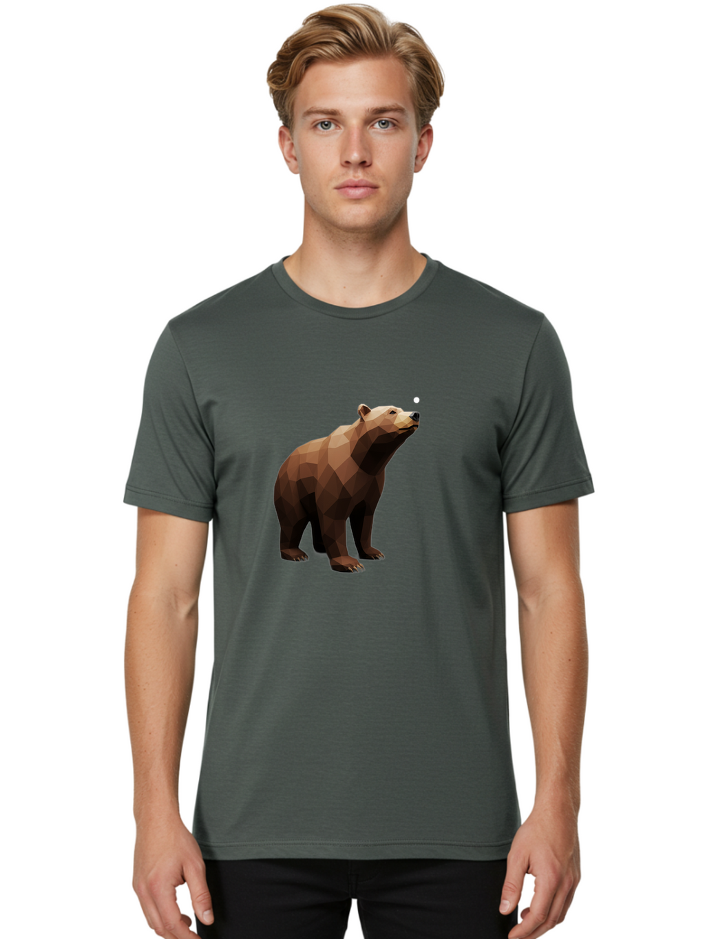 Bear-Catching-Ball Men'S Graphic Tee, 100% Cotton, Comfortable Casual Summer Wear, Machine Washable, Vintage Camera, Old Camera, Antique Camera, Black Camera, Classic Photography, Photography Equipment, Nostalgic Device, Film Camera, Camera Art Bae847