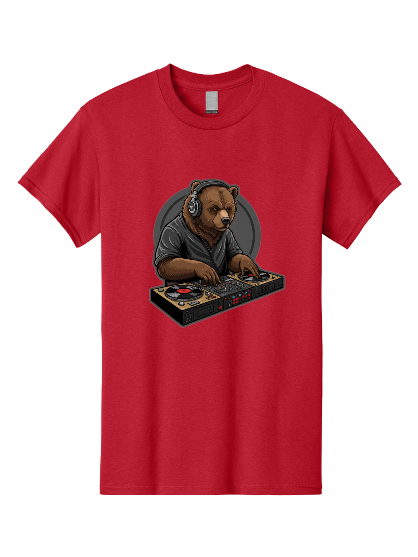 Bear-Dj Men'S Graphic Tee, 100% Cotton, Comfortable Casual Summer Wear, Machine Washable, Vintage Camera, Old Camera, Antique Camera, Black Camera, Classic Photography, Photography Equipment, Nostalgic Device, Film Camera, Camera Art Bae850