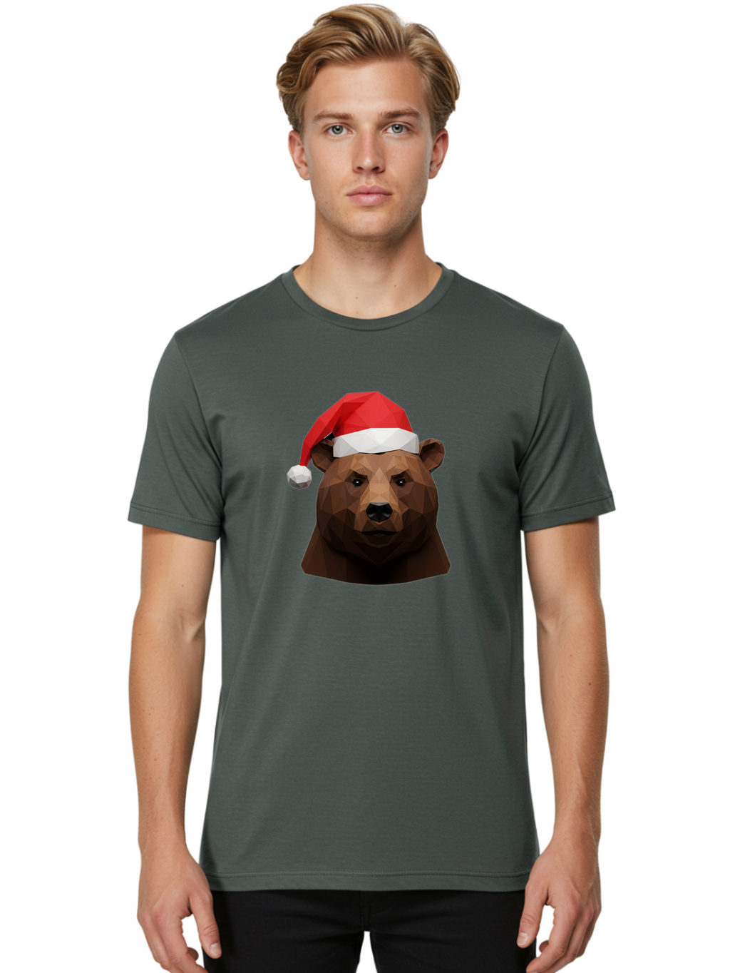 Bear-Head-With-Santa-Hat Men'S Graphic Tee, 100% Cotton, Comfortable Casual Summer Wear, Machine Washable, Vintage Camera, Old Camera, Antique Camera, Black Camera, Classic Photography, Photography Equipment, Nostalgic Device, Film Camera, Bae855