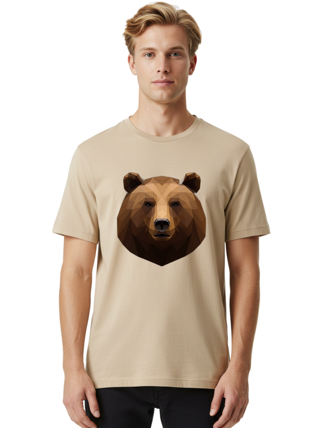 Bear-Head Men'S Graphic Tee, 100% Cotton, Comfortable Casual Summer Wear, Machine Washable, Vintage Camera, Old Camera, Antique Camera, Black Camera, Classic Photography, Photography Equipment, Nostalgic Device, Film Camera, Camera Art Bae856
