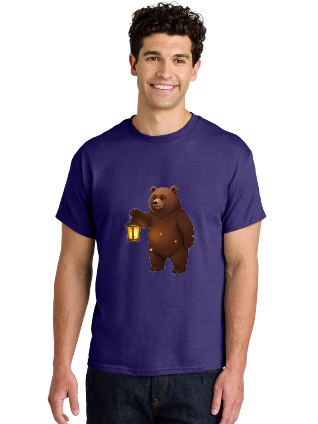 Bear-Lantern Men'S Graphic Tee, 100% Cotton, Comfortable Casual Summer Wear, Machine Washable, Vintage Camera, Old Camera, Antique Camera, Black Camera, Classic Photography, Photography Equipment, Nostalgic Device, Film Camera, Camera Art Bae861
